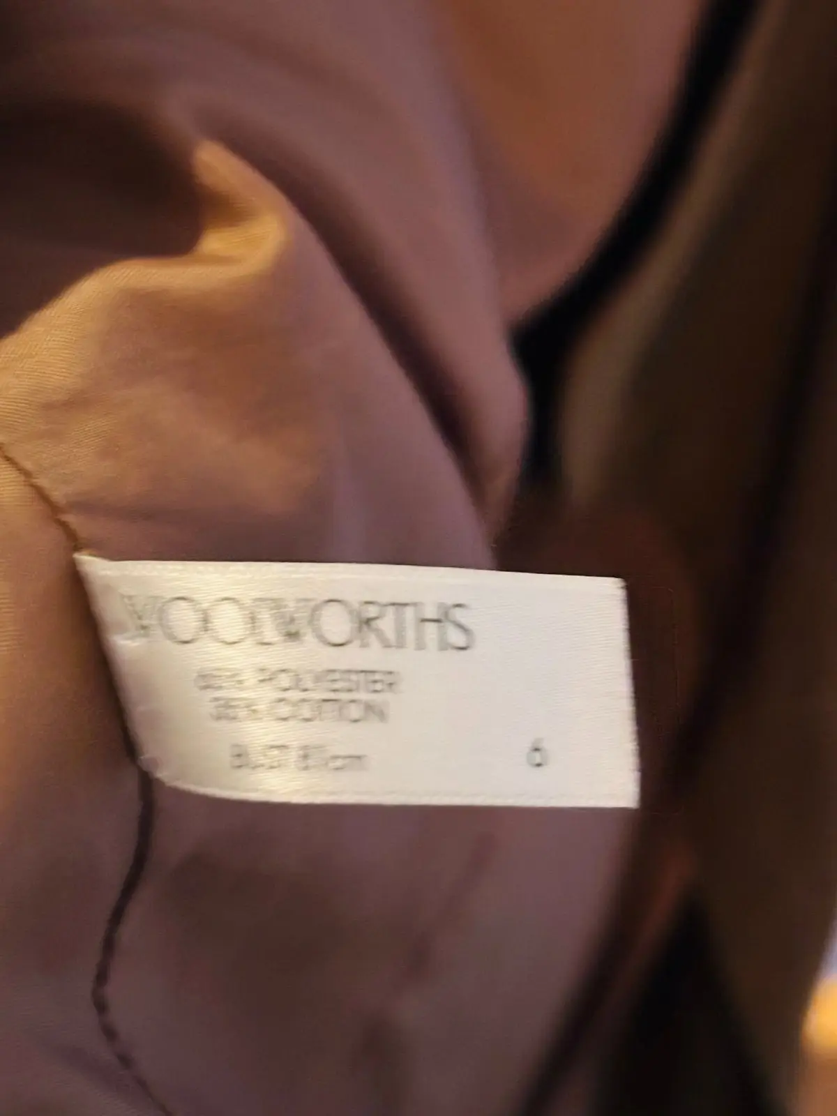Woolworths Brown Double-Breasted Trench Coat