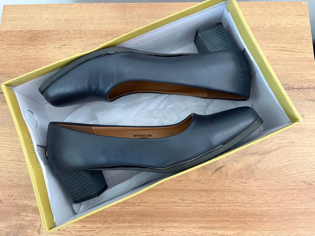 Giovanni Dark Blue Flats