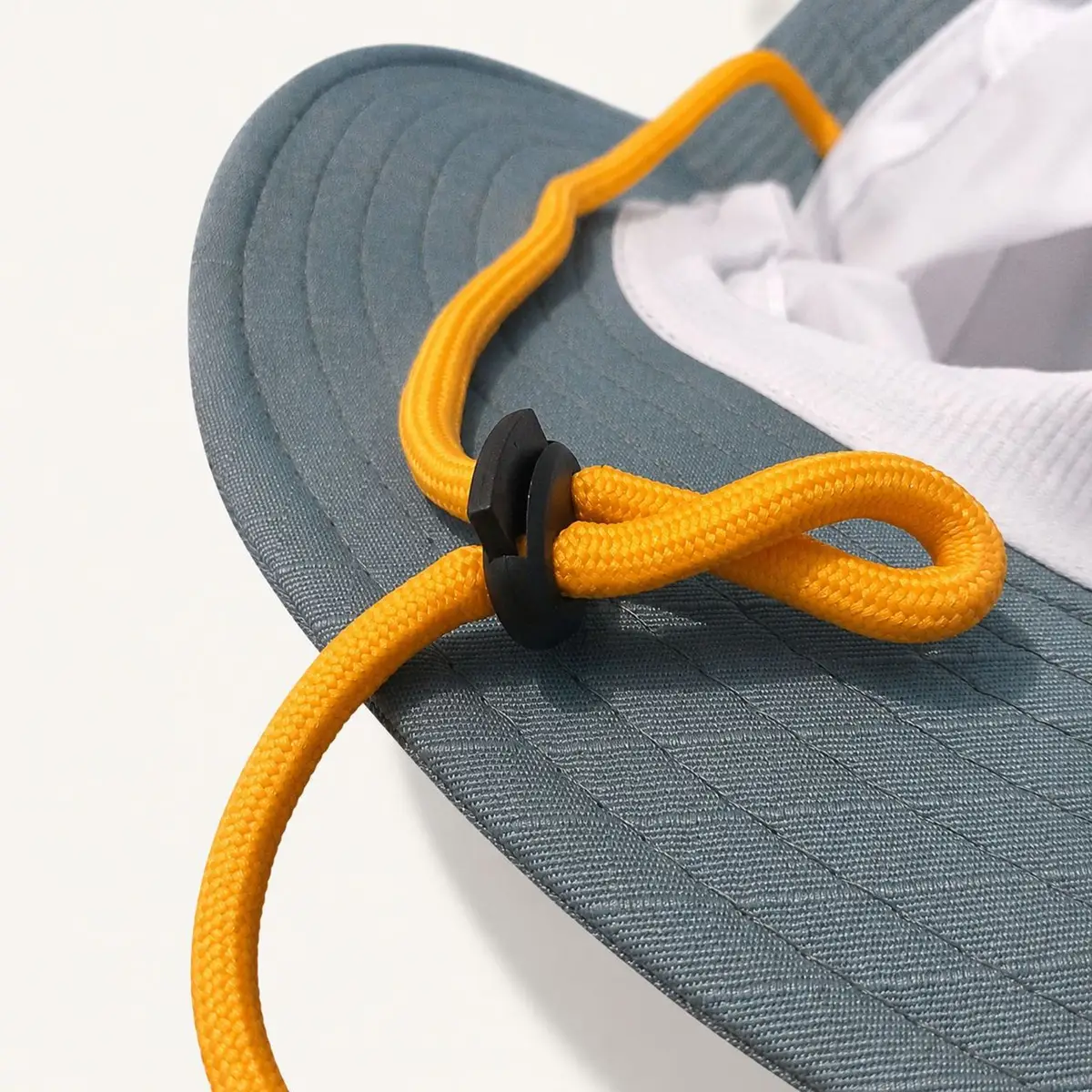 NGSHE Beige Sun Hat with Orange Band