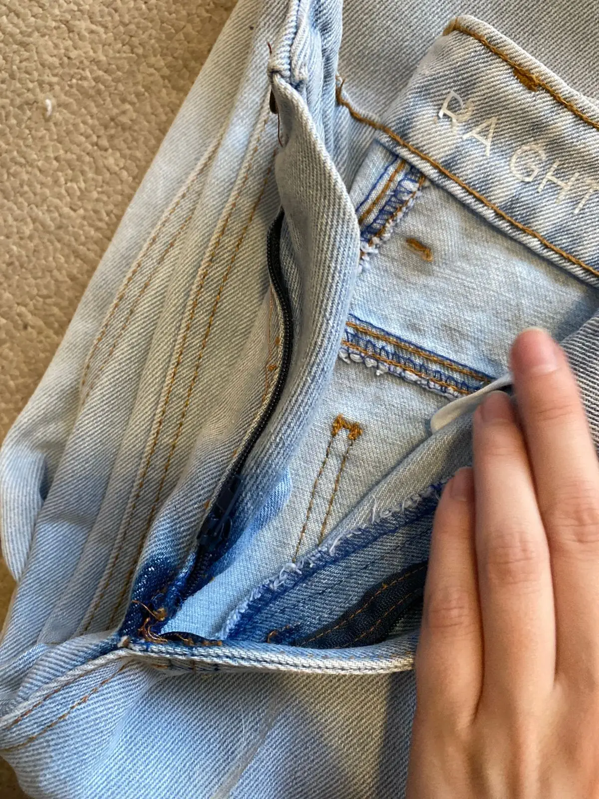 Ackermans Light Wash Straight Leg Jeans
