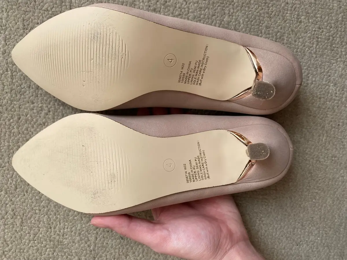 Truworths Nude Kitten Heels Size 4