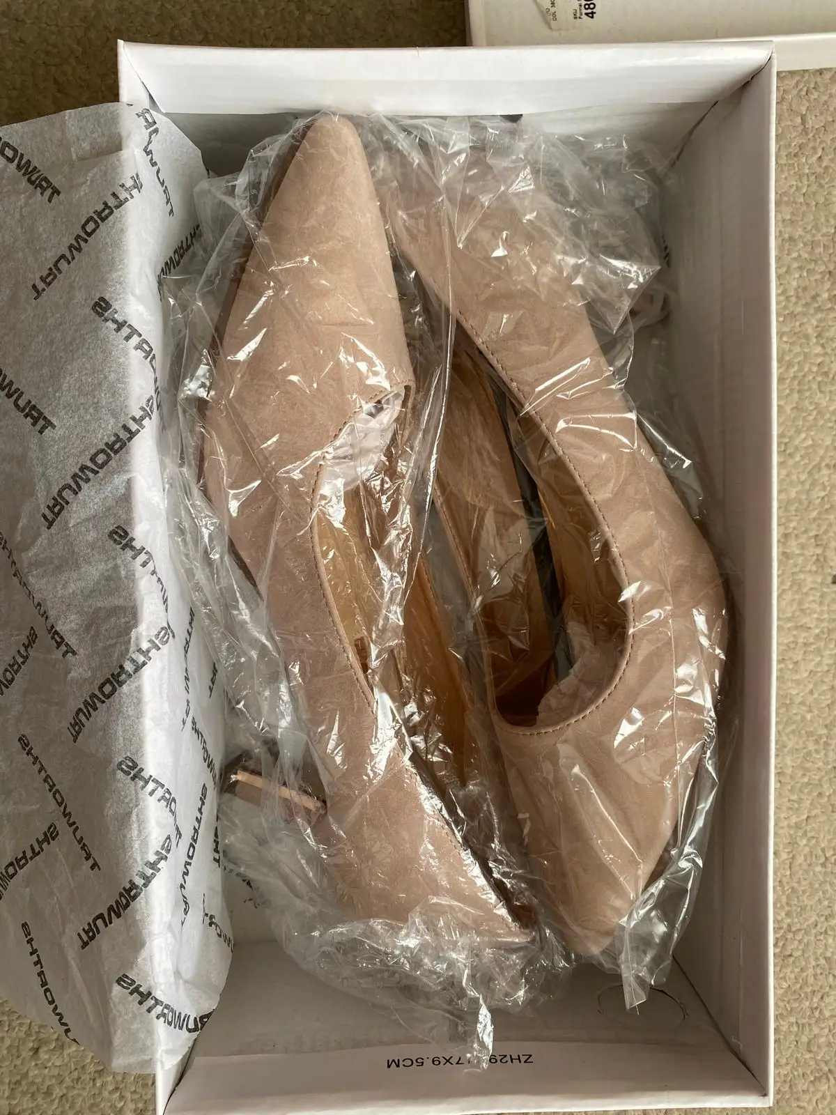 Truworths Nude Kitten Heels Size 4