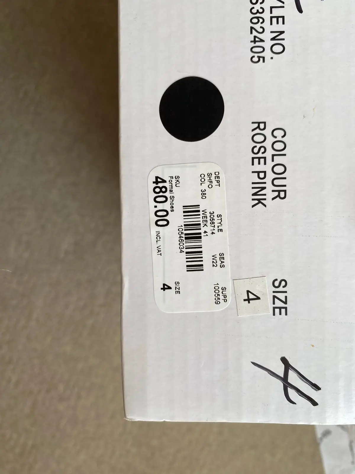 Truworths Nude Kitten Heels Size 4