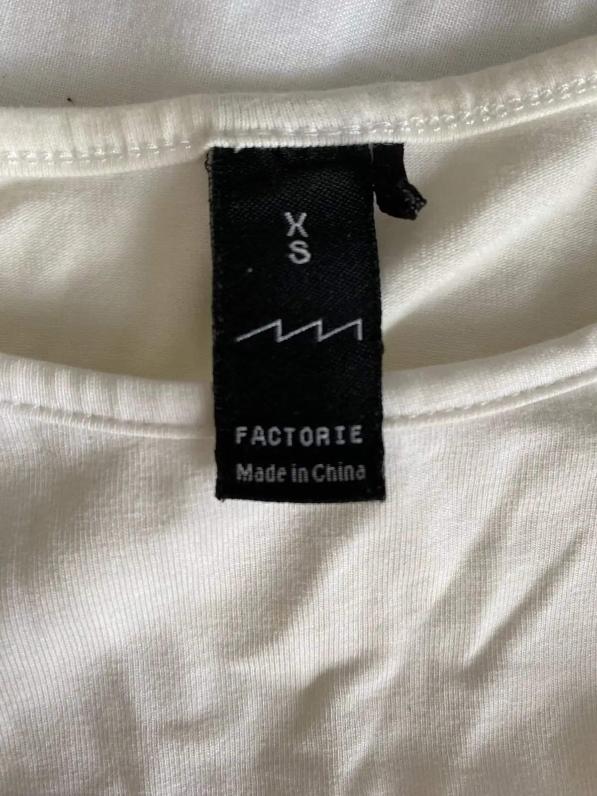 Factorie White Ruched Drawstring Tank Top