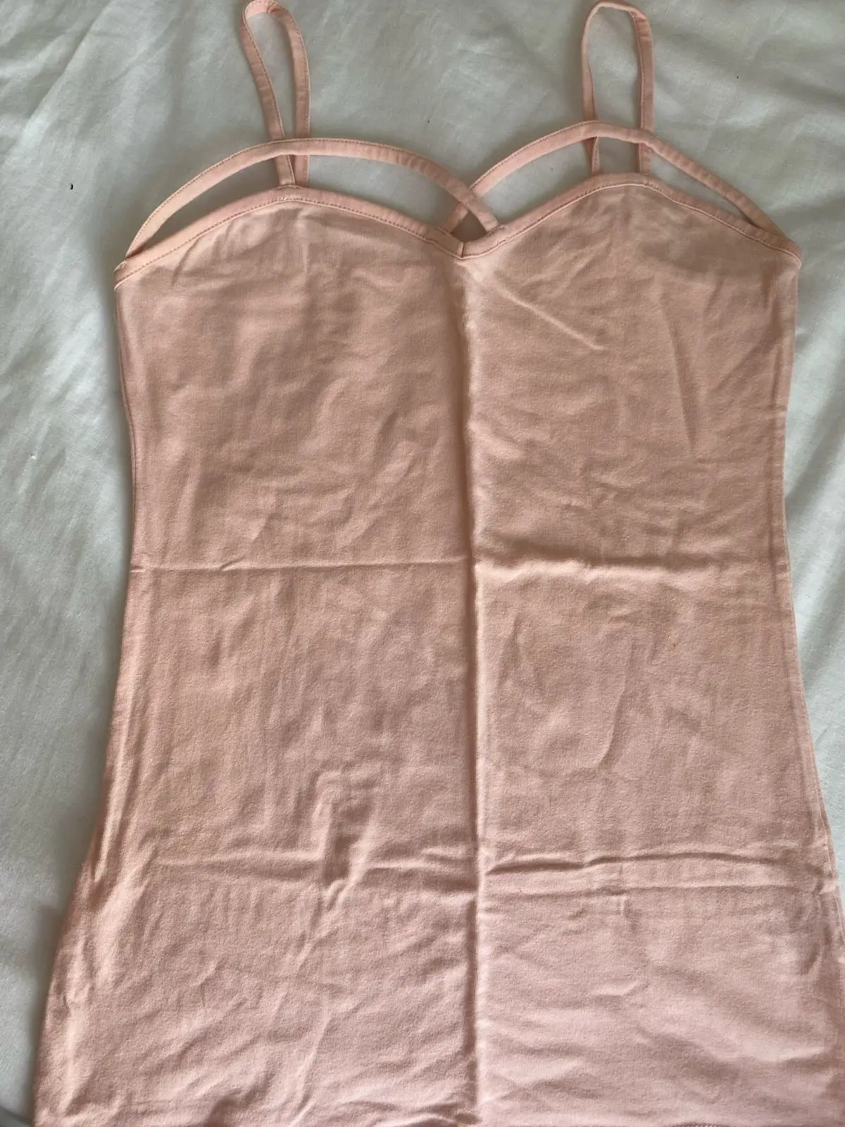 Free 2bu Pink Cami with Double Straps Size 8