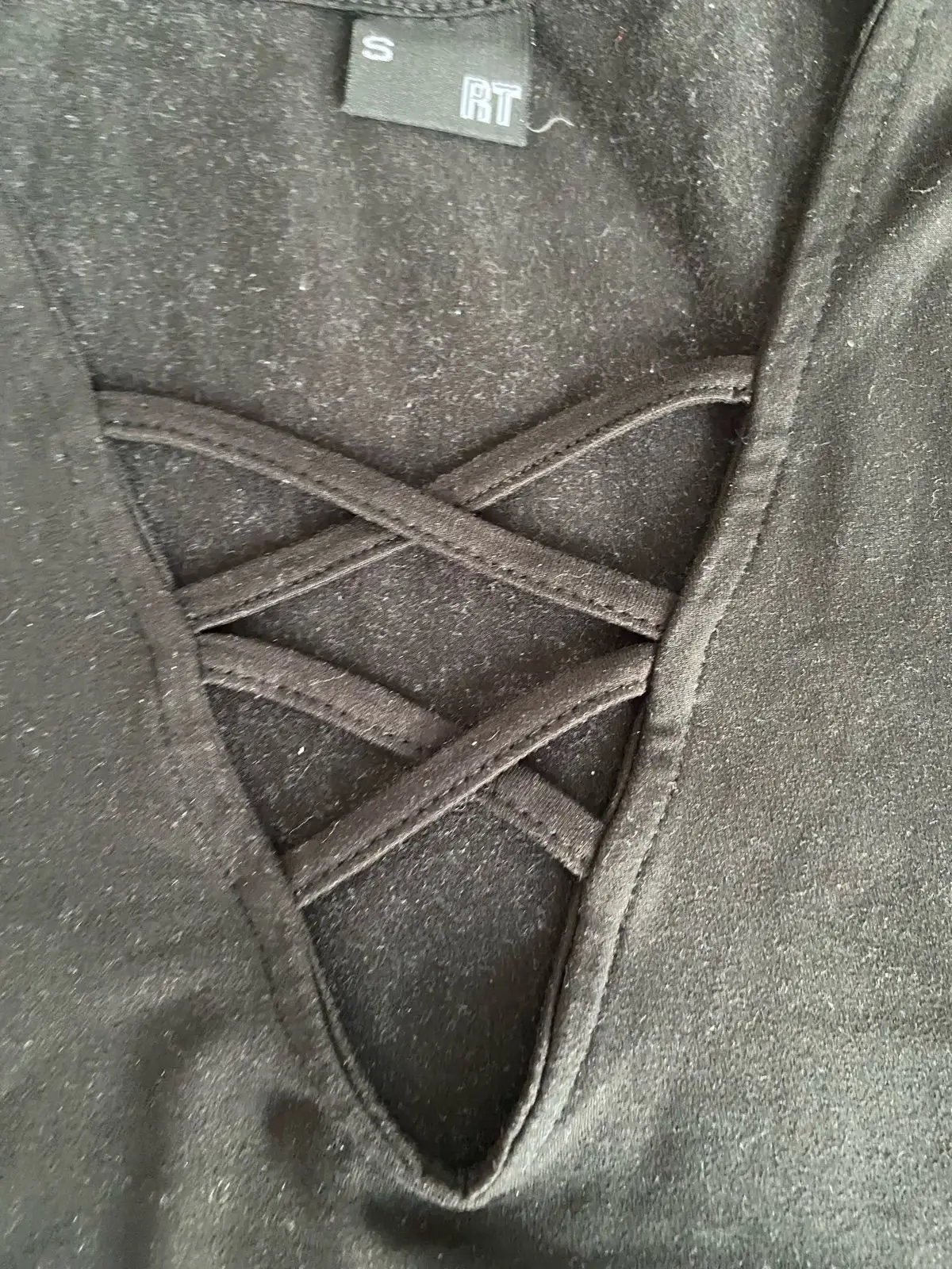 Mr Price Black Cross-Front Top