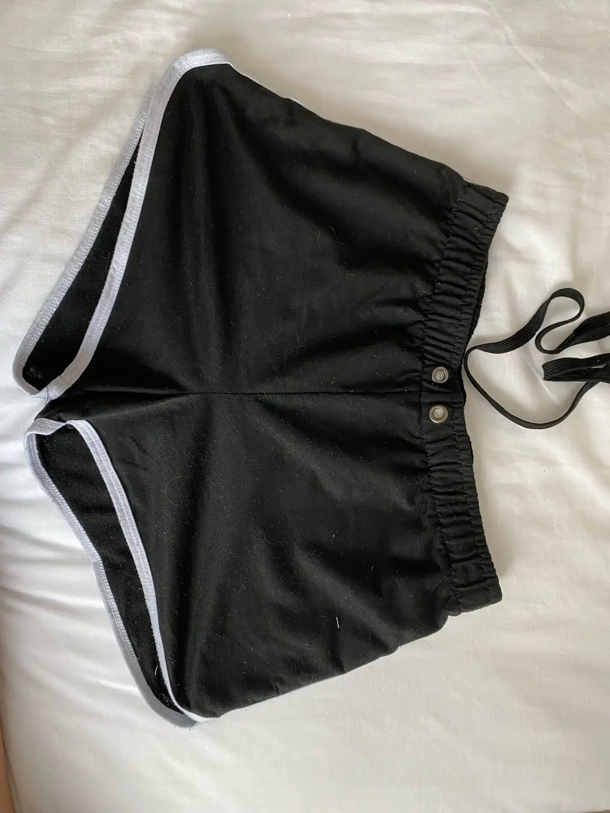 Mr Price Black Running Shorts with White Trim
