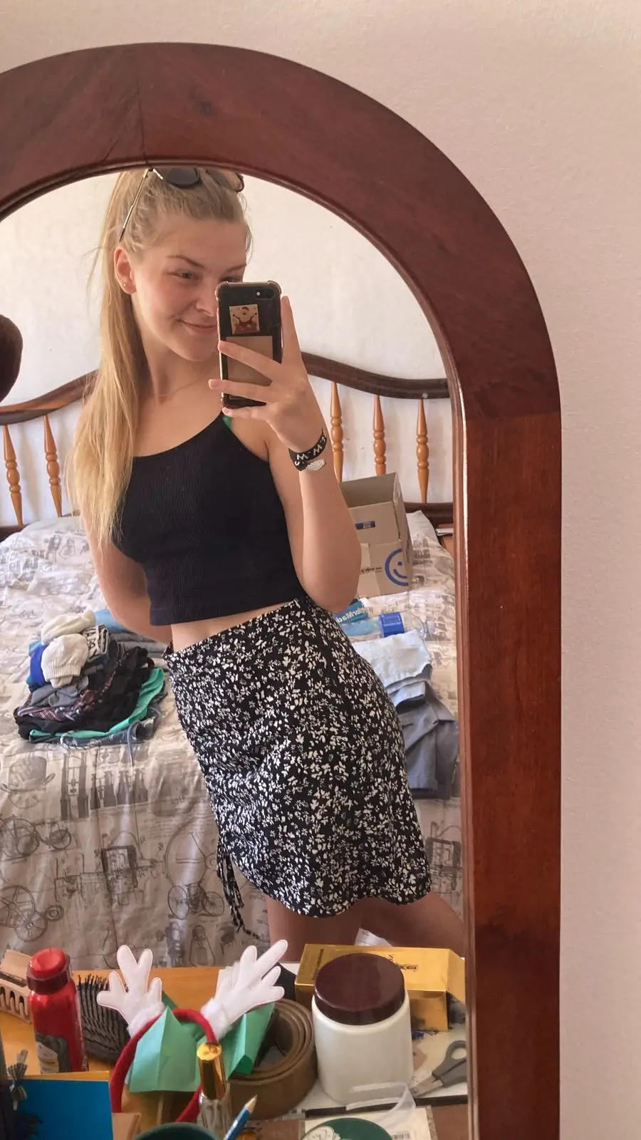 Mr Price Black Ribbed Crop Top