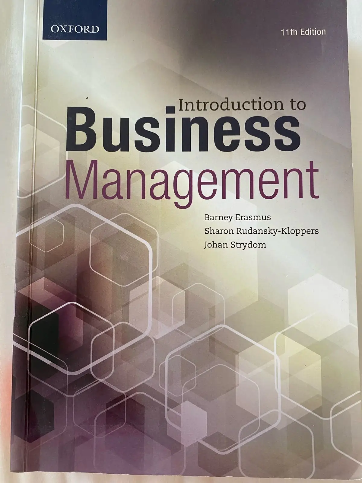 Oxford University Press Introduction to Business Management 11th Edition Oxford