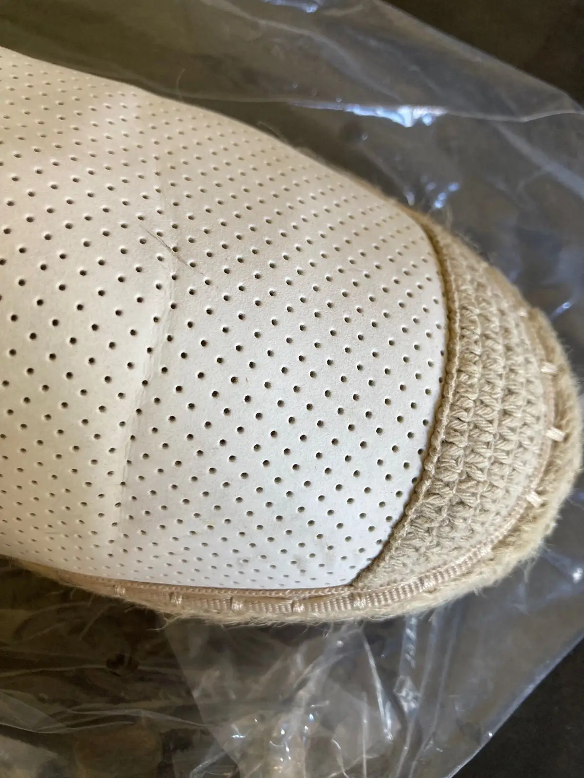 White Perforated Espadrilles