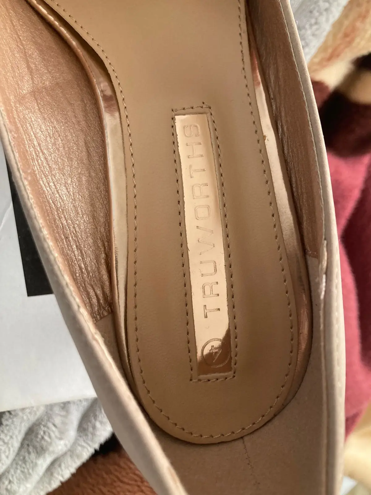 Truworths Nude Heel Pumps Size 4