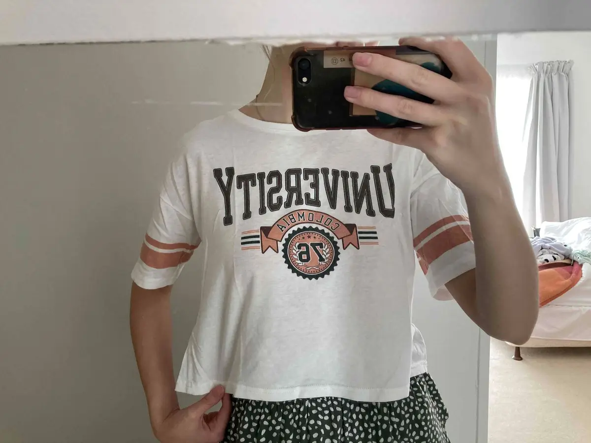 Mr Price University Crop Tee