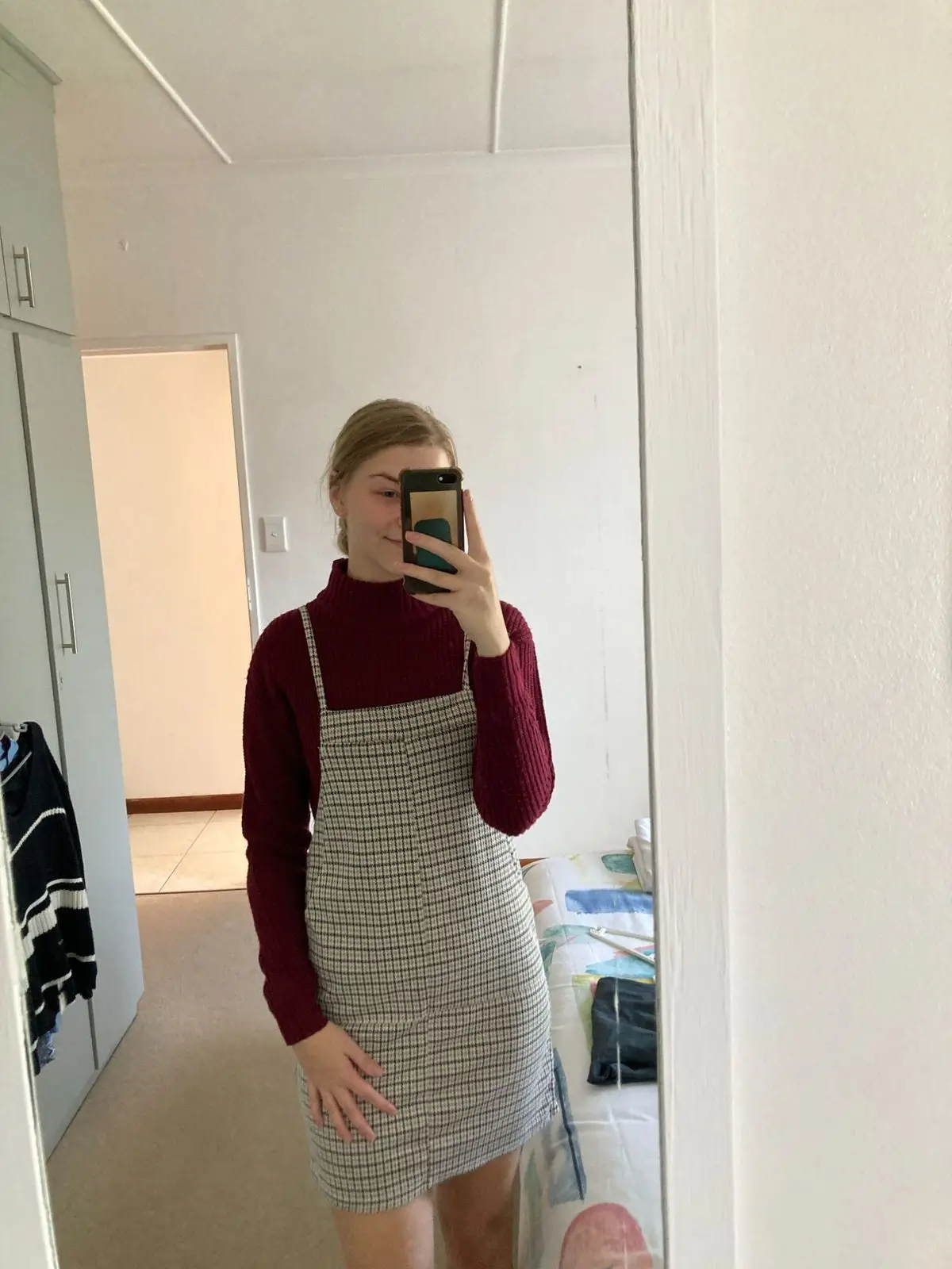 Mr Price Plaid Pinafore Dress