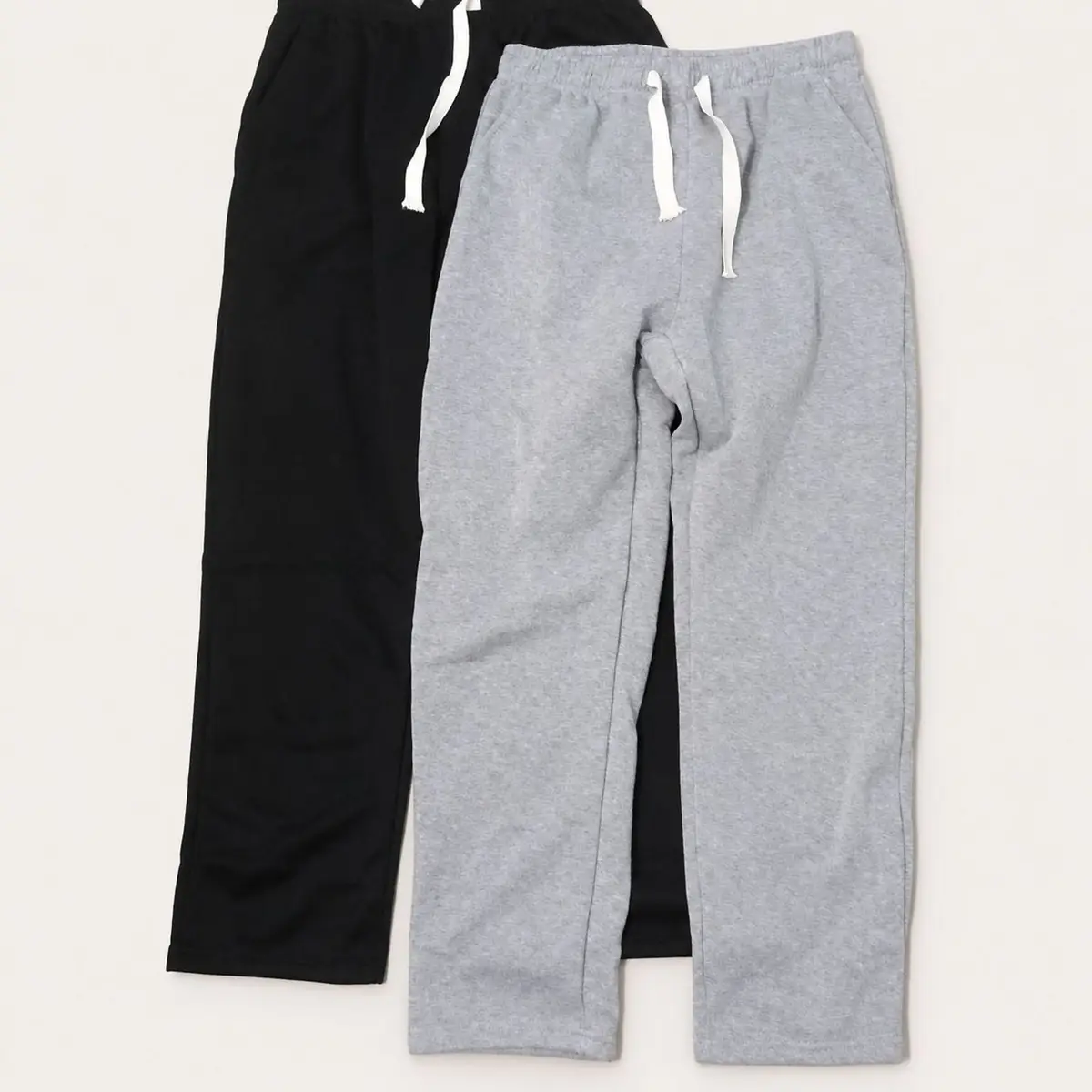 Grey Men's Loose-Fit Drawstring Sweatpants