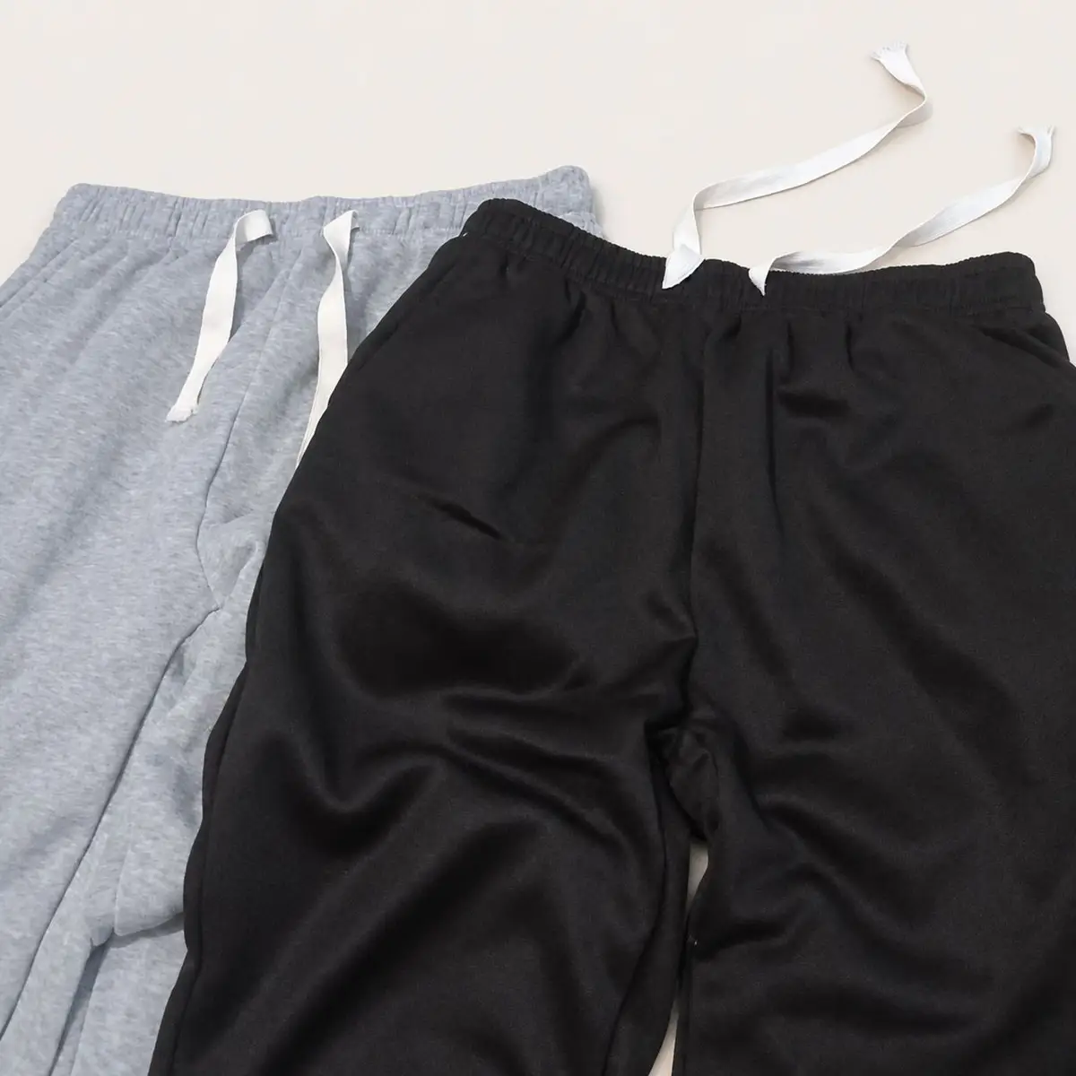 Grey Men's Loose-Fit Drawstring Sweatpants