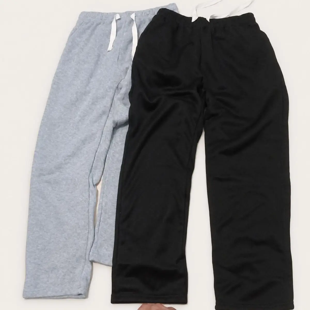 Grey Men's Loose-Fit Drawstring Sweatpants