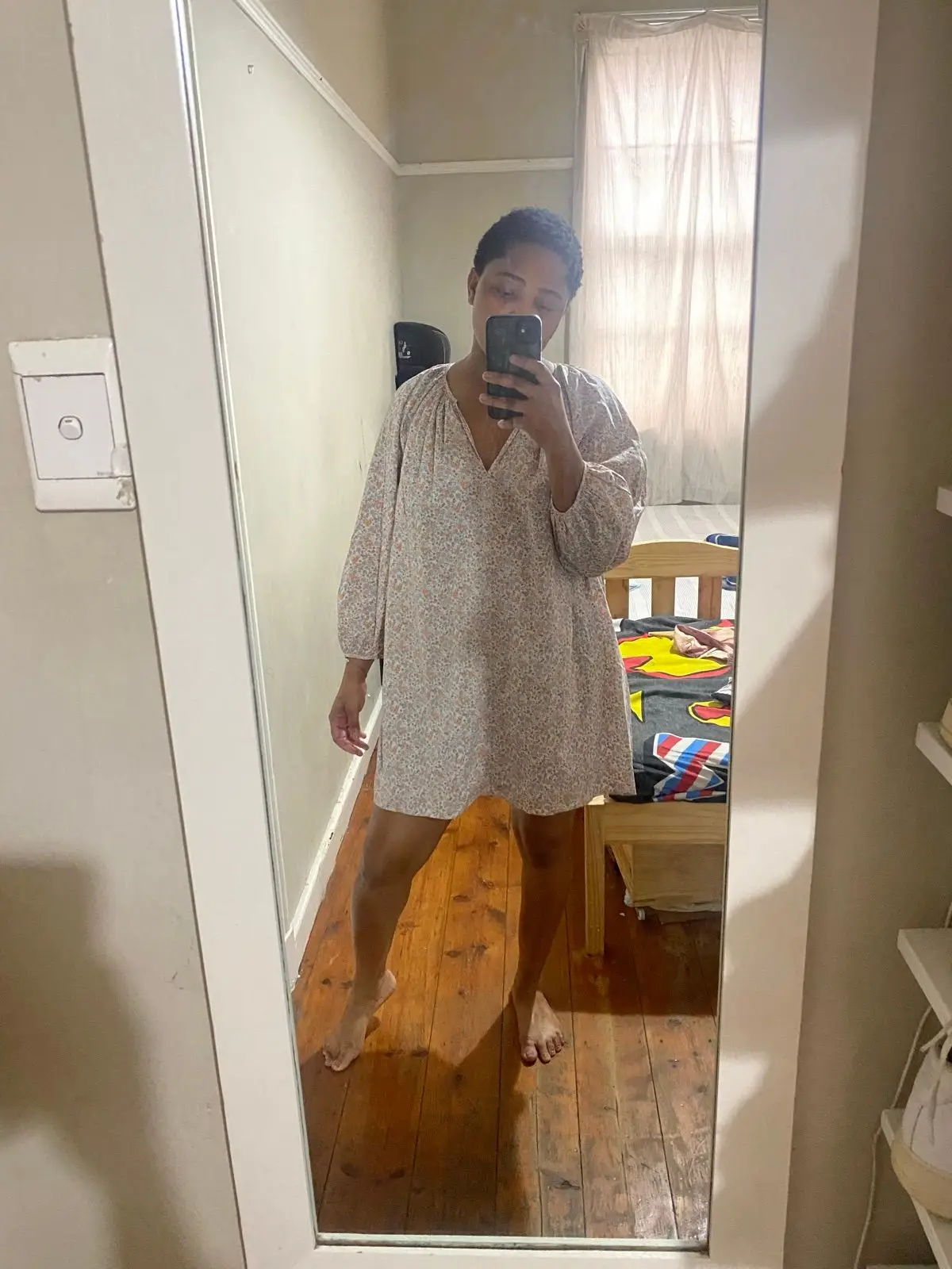 H&M Floral Print Mini Dress