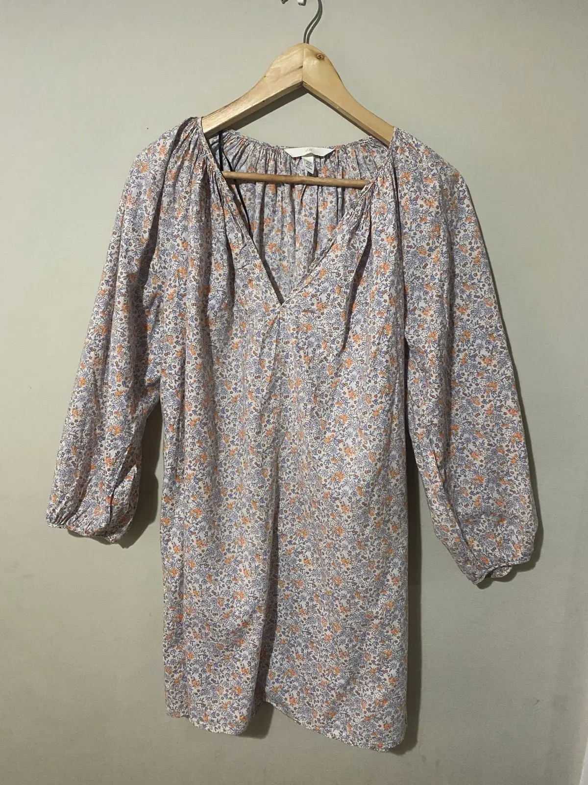 H&M Floral Print Mini Dress