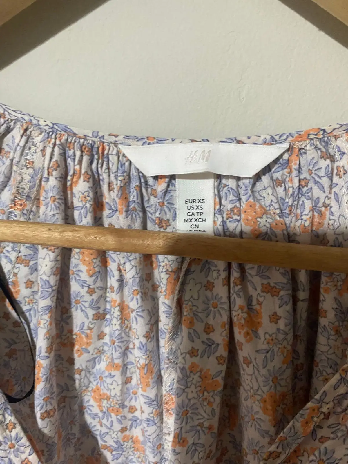 H&M Floral Print Mini Dress
