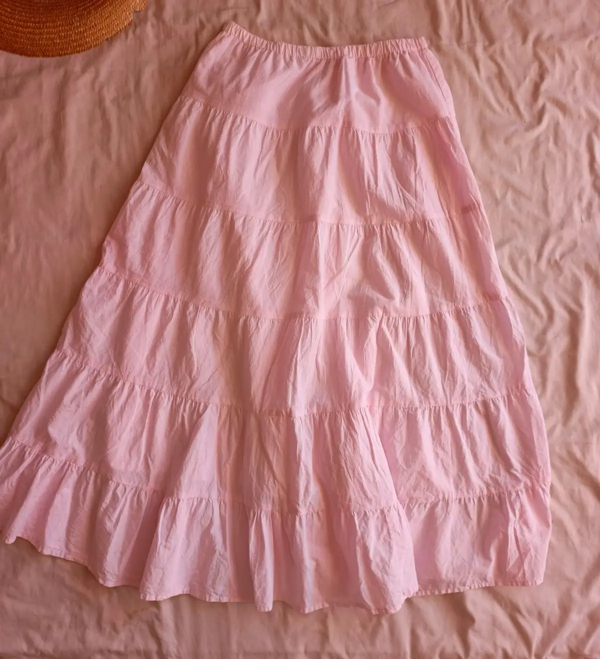 Pick n Pay Clothing Pink Tiered Maxi Skirt