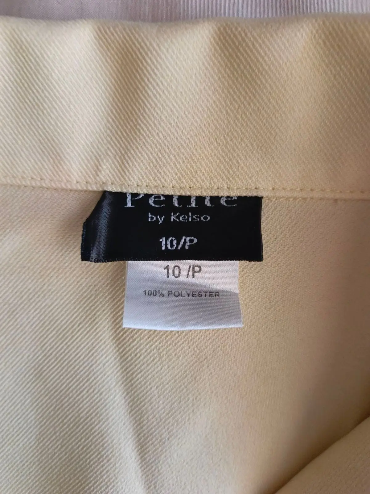 Kelso Petite Yellow Blazer Size 10