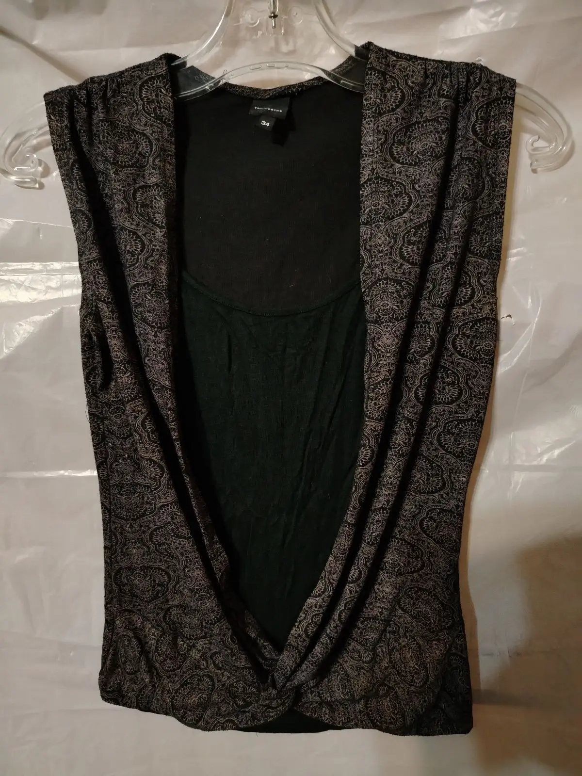 Truworths Paisley Drape Top Size 34