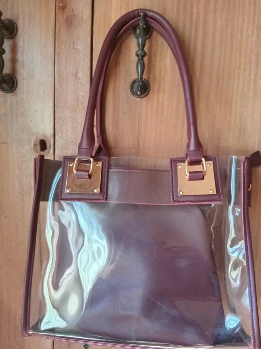 Transparent tote bag