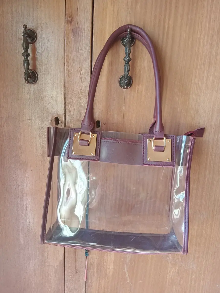 Transparent tote bag