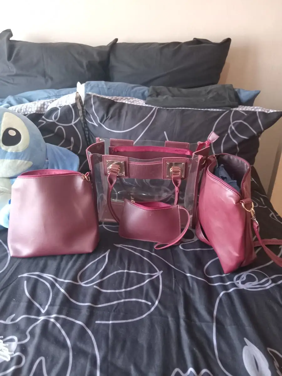 Transparent tote bag