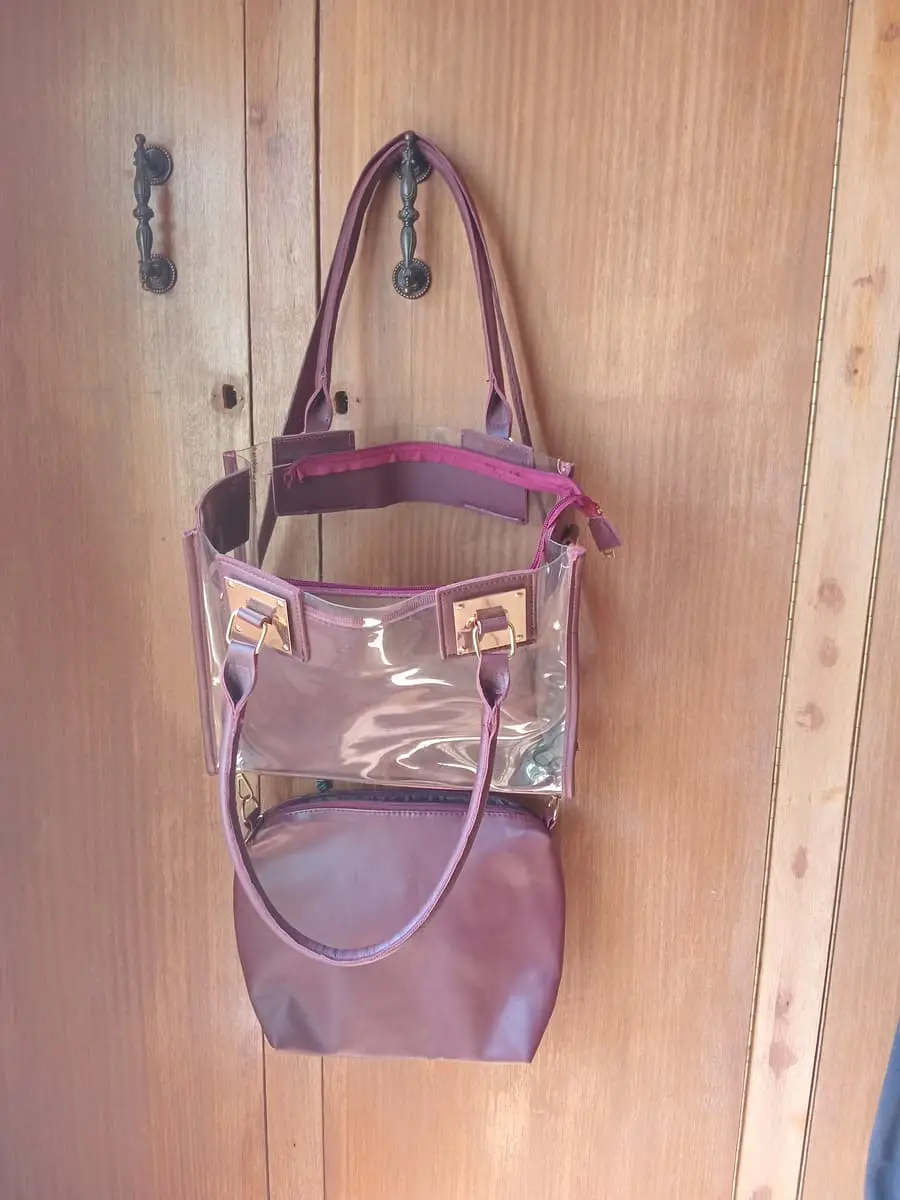 Transparent tote bag
