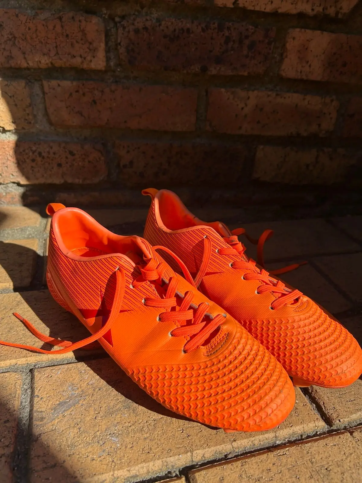 Orange Soccer Cleats