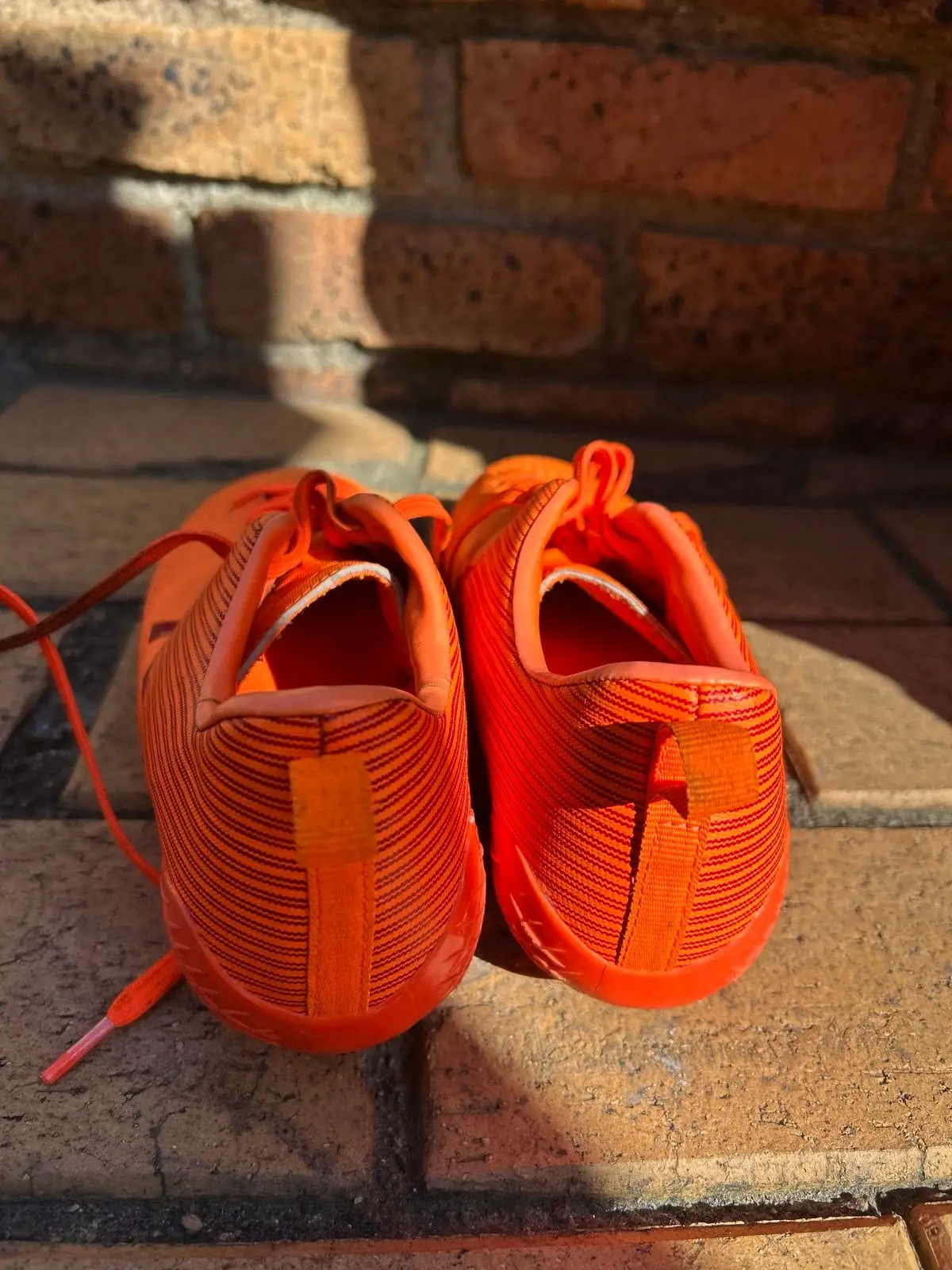 Orange Soccer Cleats