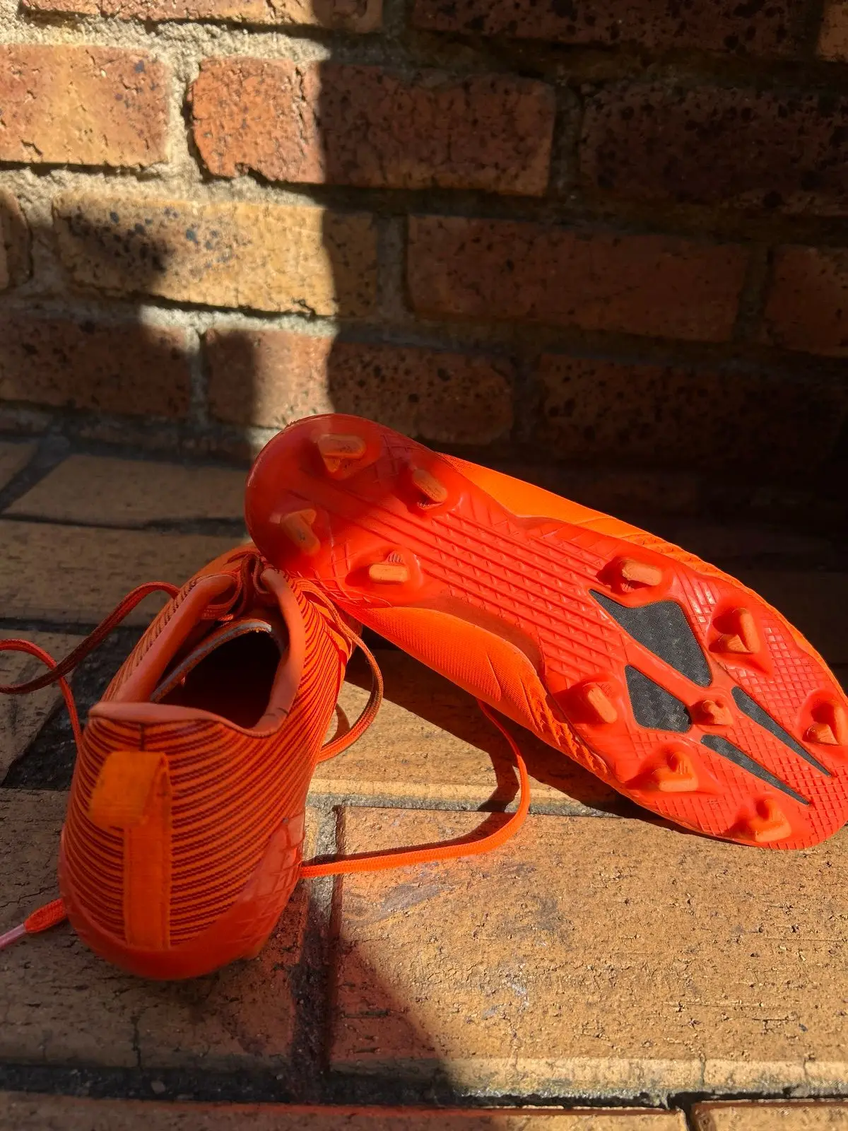 Orange Soccer Cleats