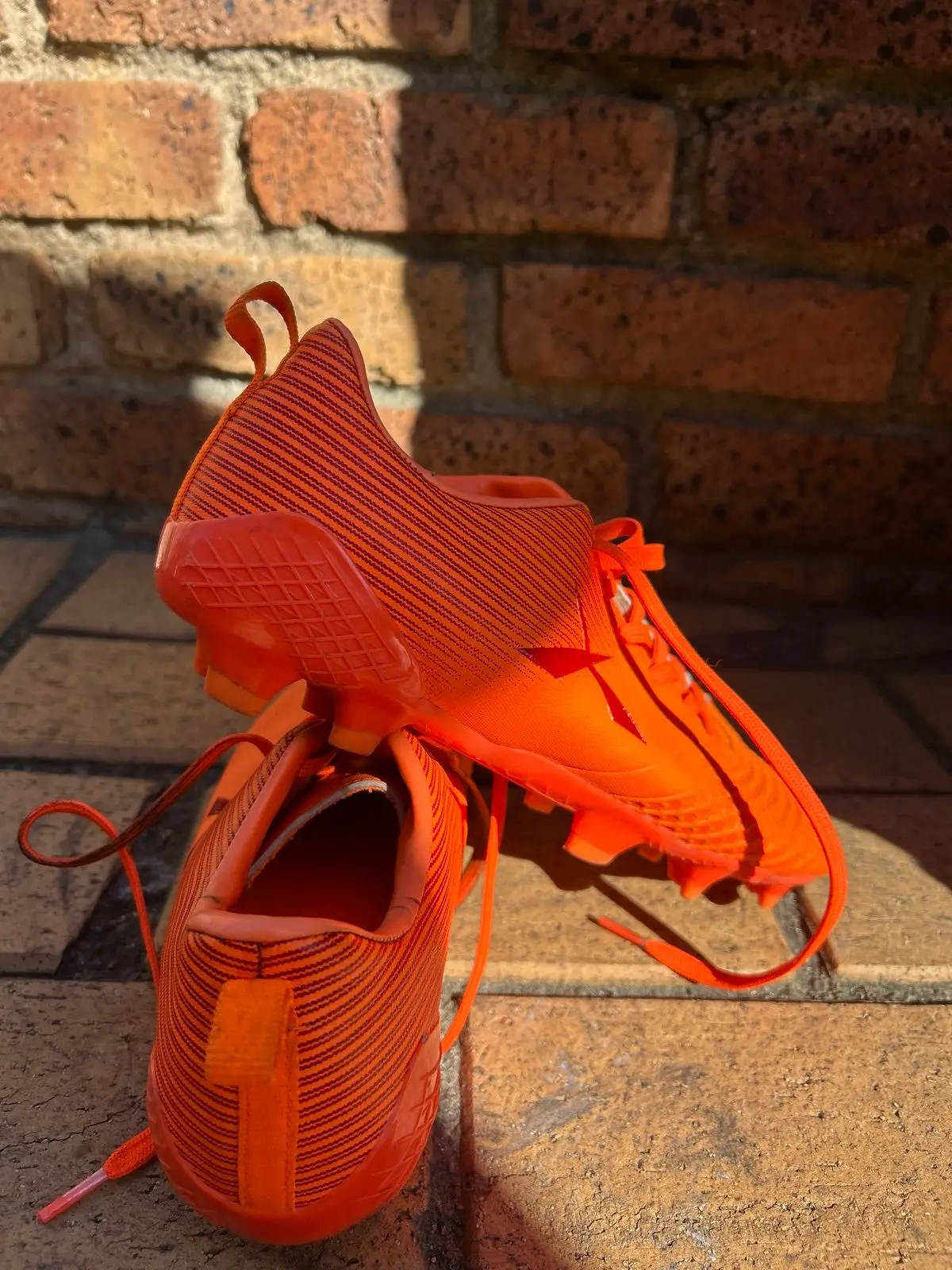 Orange Soccer Cleats
