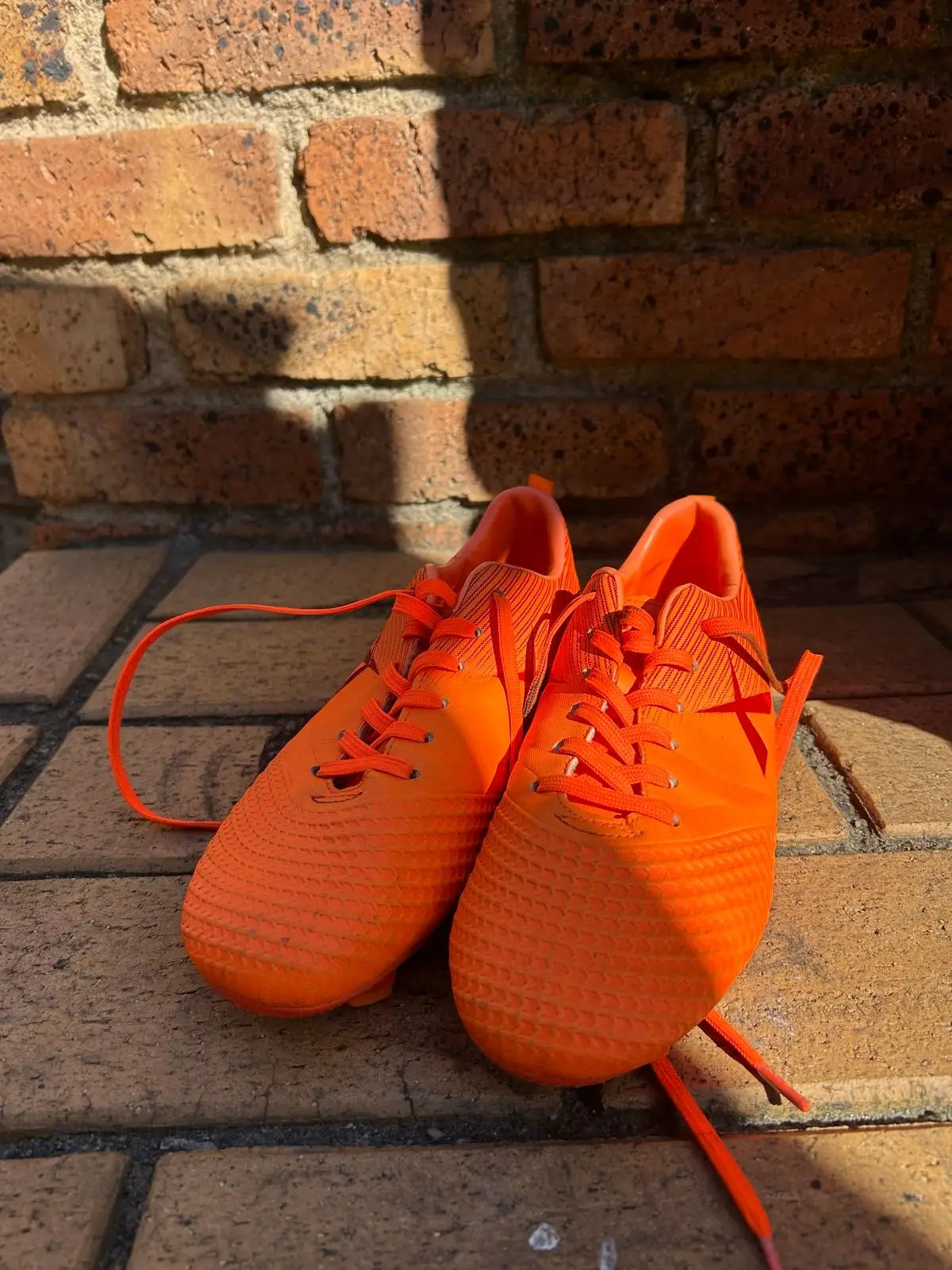 Orange Soccer Cleats