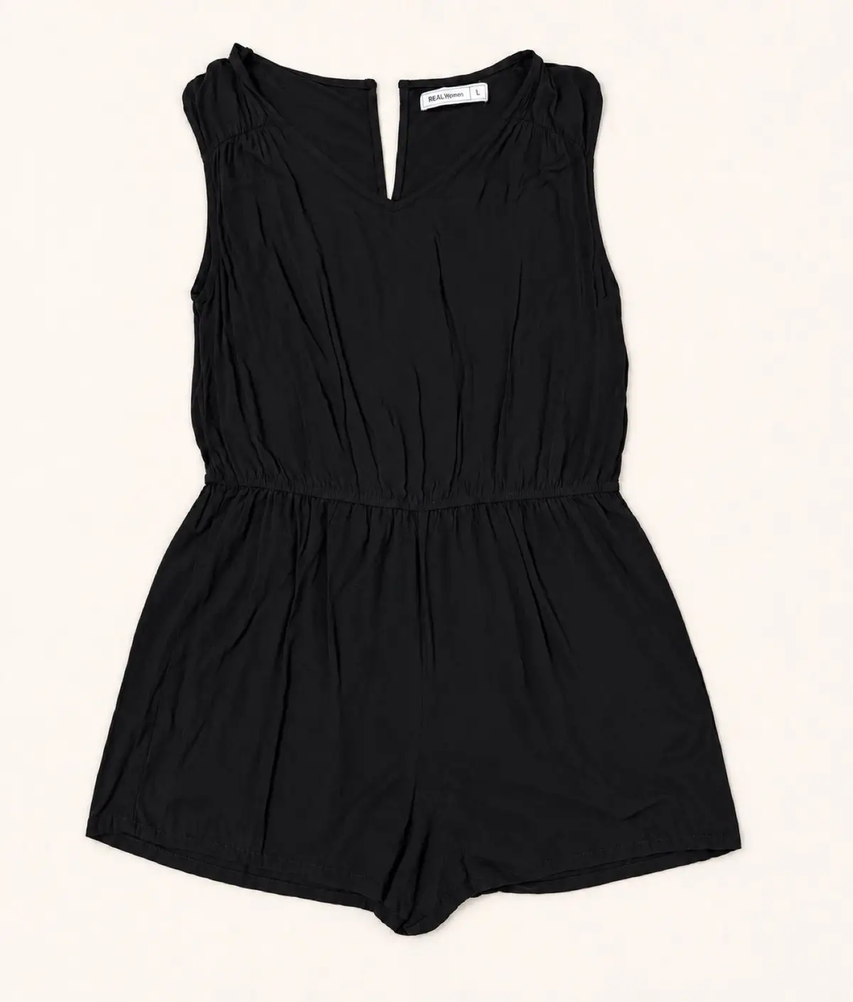 Pick n Pay Clothing Real Women Black Sleeveless Romper Size L