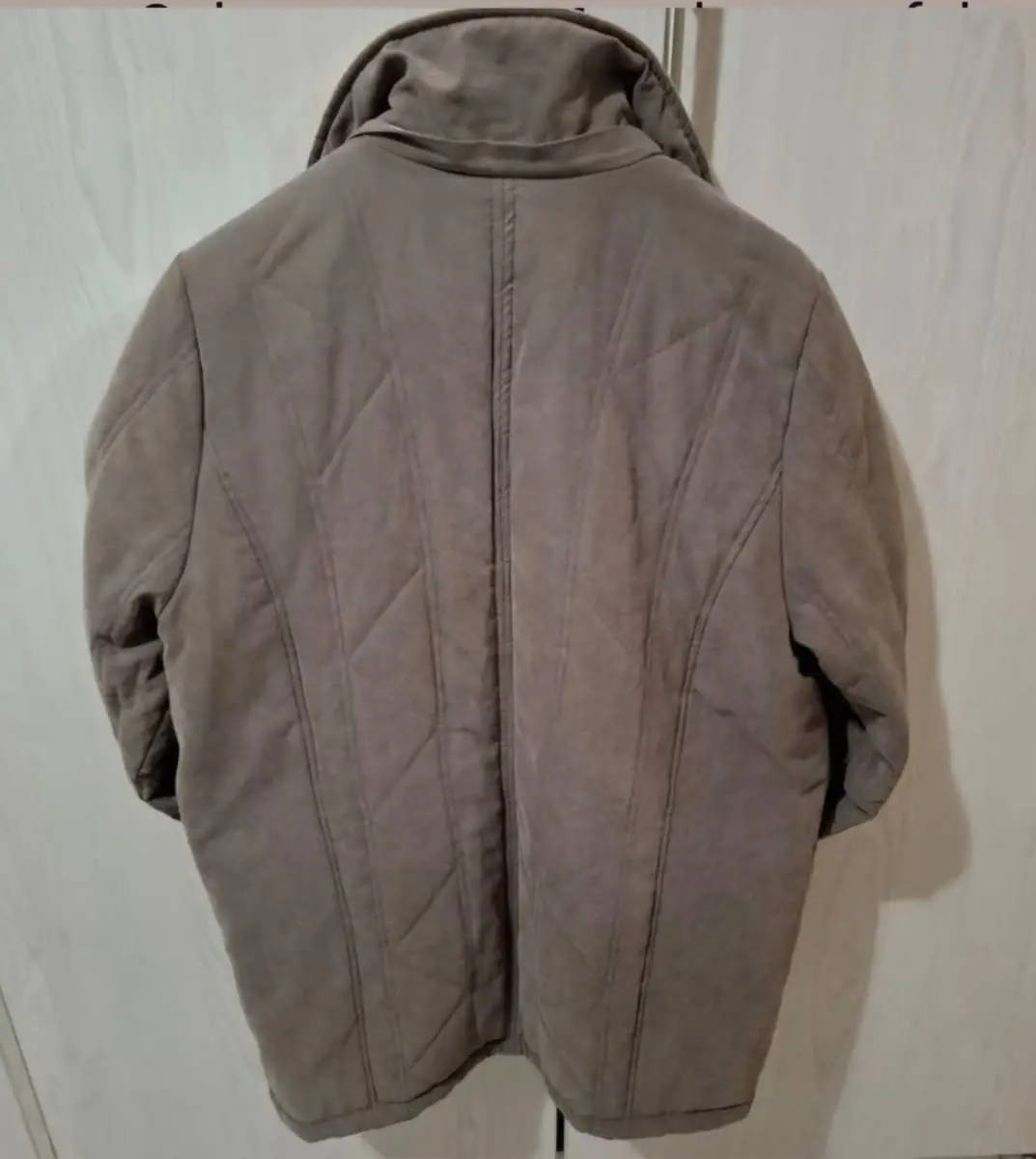 VINTAGE PAOLA! EUROPEAN BOUTIQUE QUILTED JACKET - MINK / TAUPE