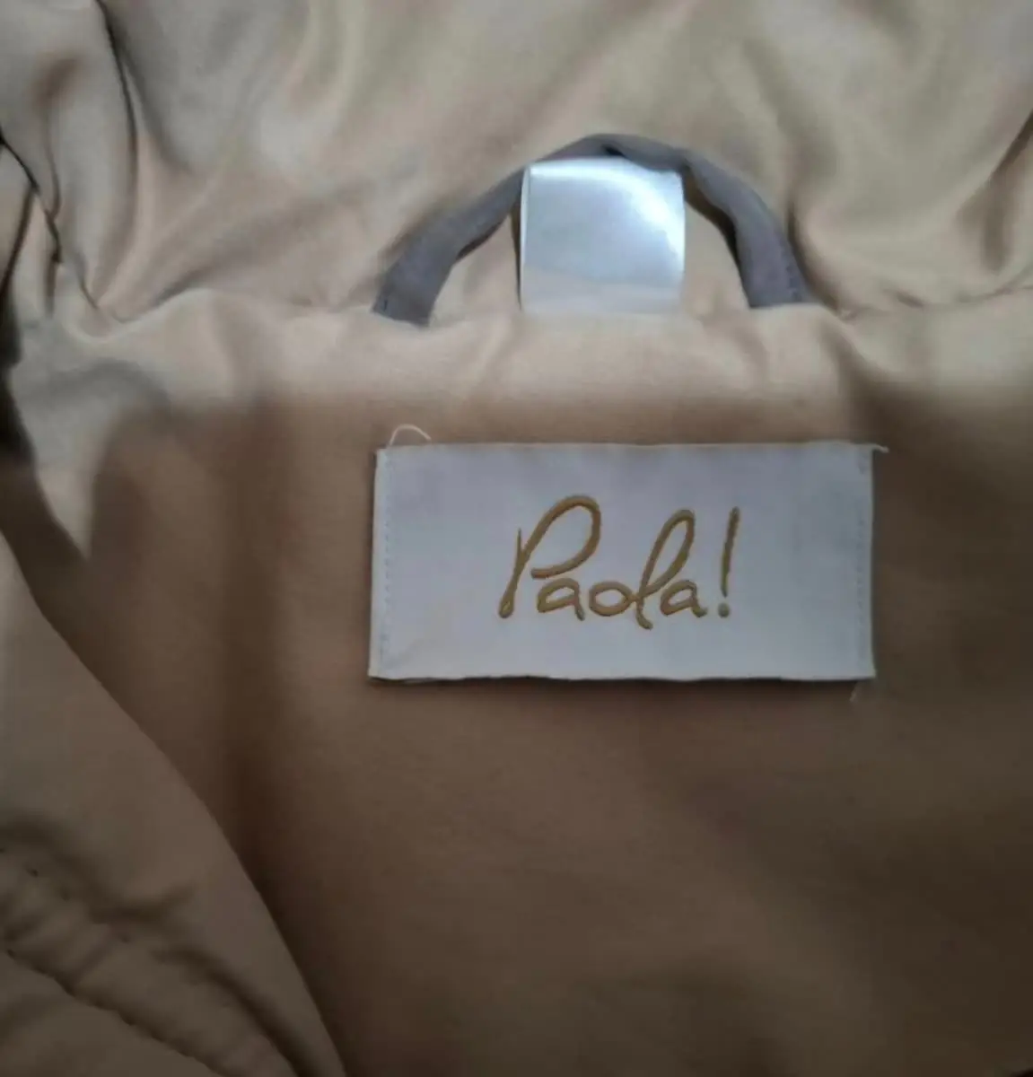 VINTAGE PAOLA! EUROPEAN BOUTIQUE QUILTED JACKET - MINK / TAUPE