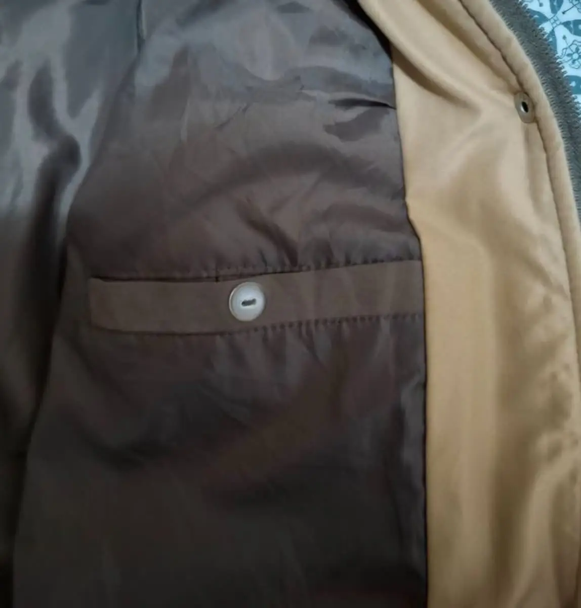 VINTAGE PAOLA! EUROPEAN BOUTIQUE QUILTED JACKET - MINK / TAUPE