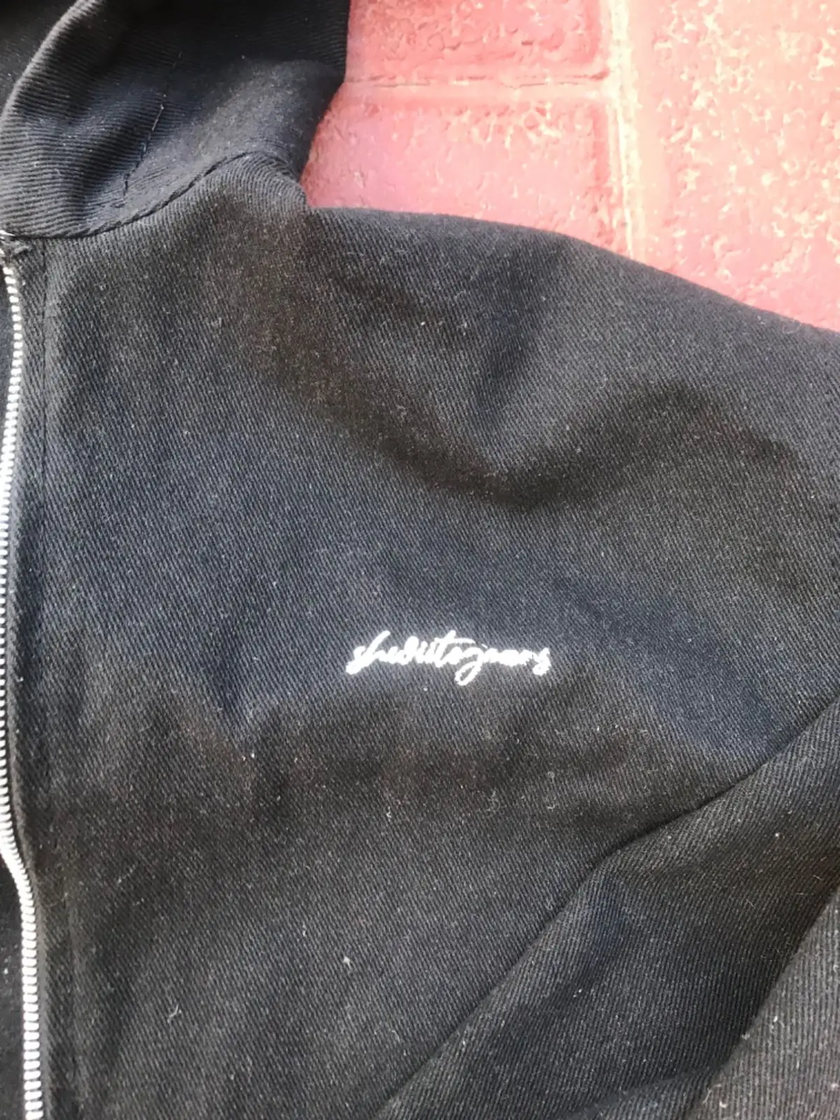 Thirtyyears Black Zip-Up Hoodie