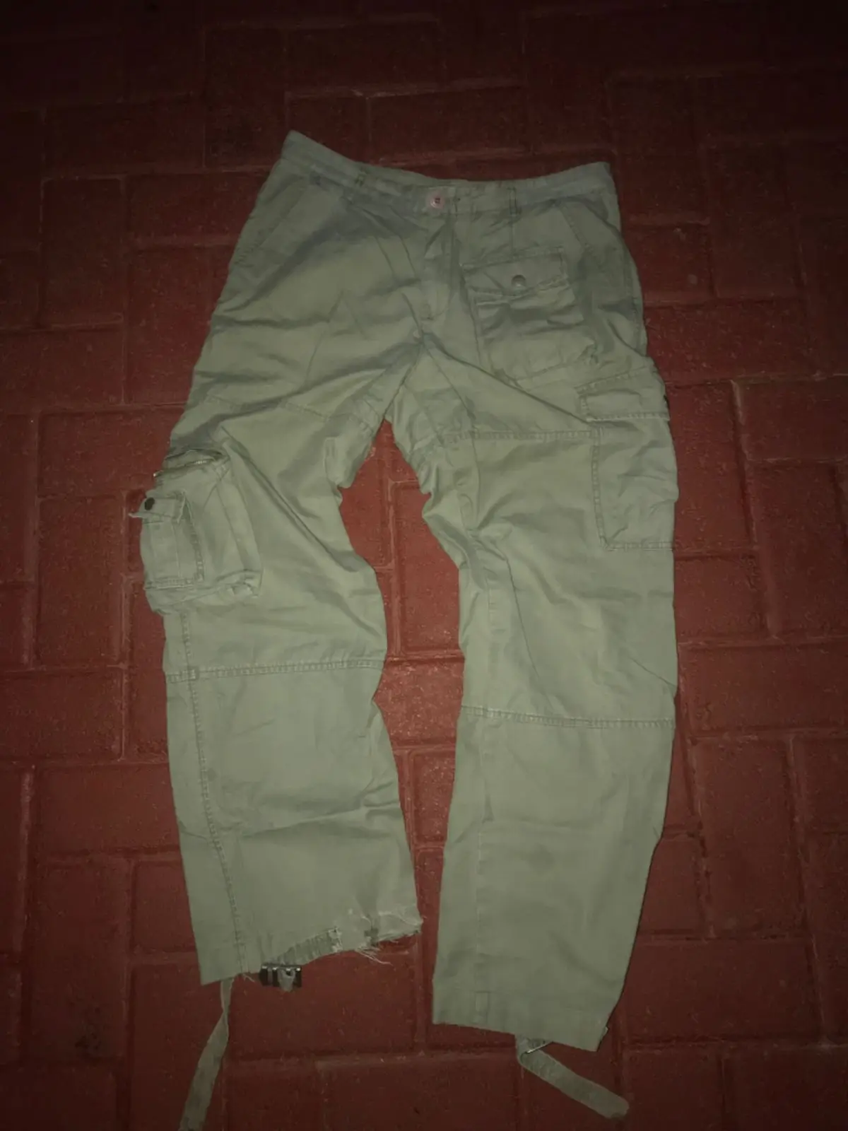 Olive Green Cargo Pants
