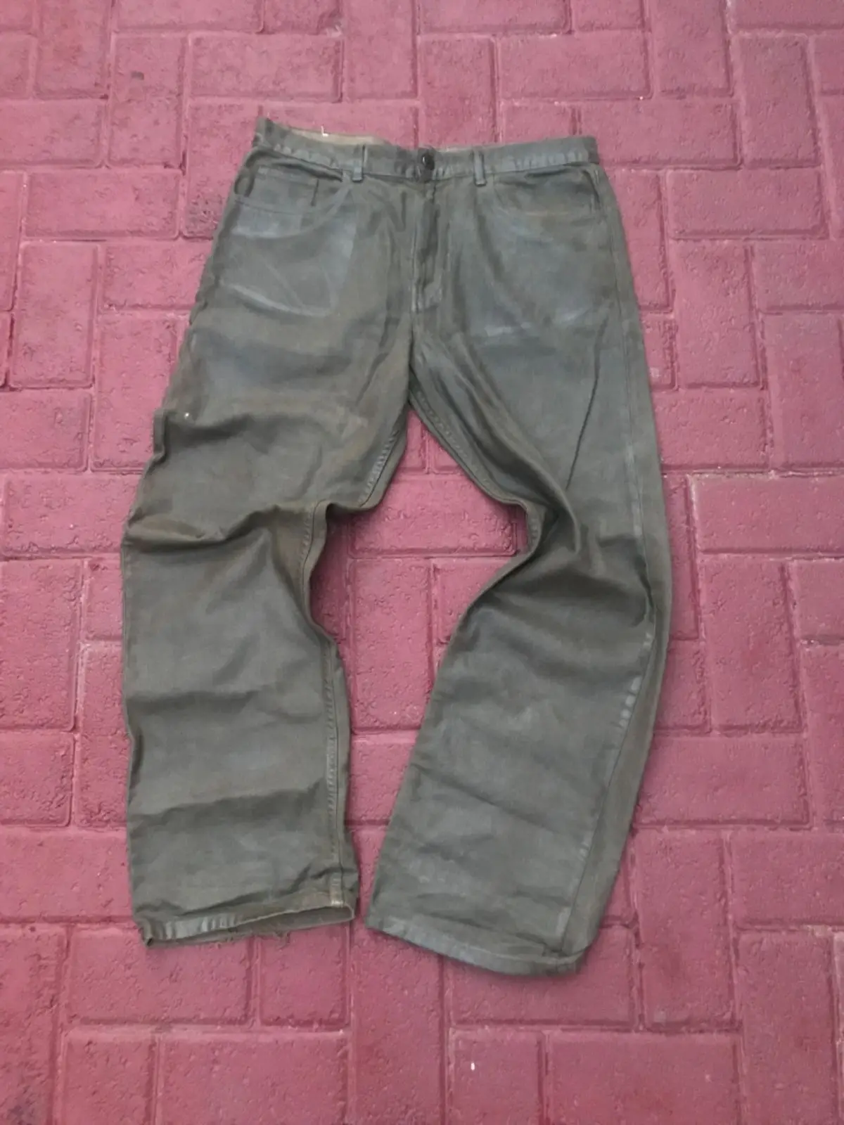 Dark Olive Green Utility Pants