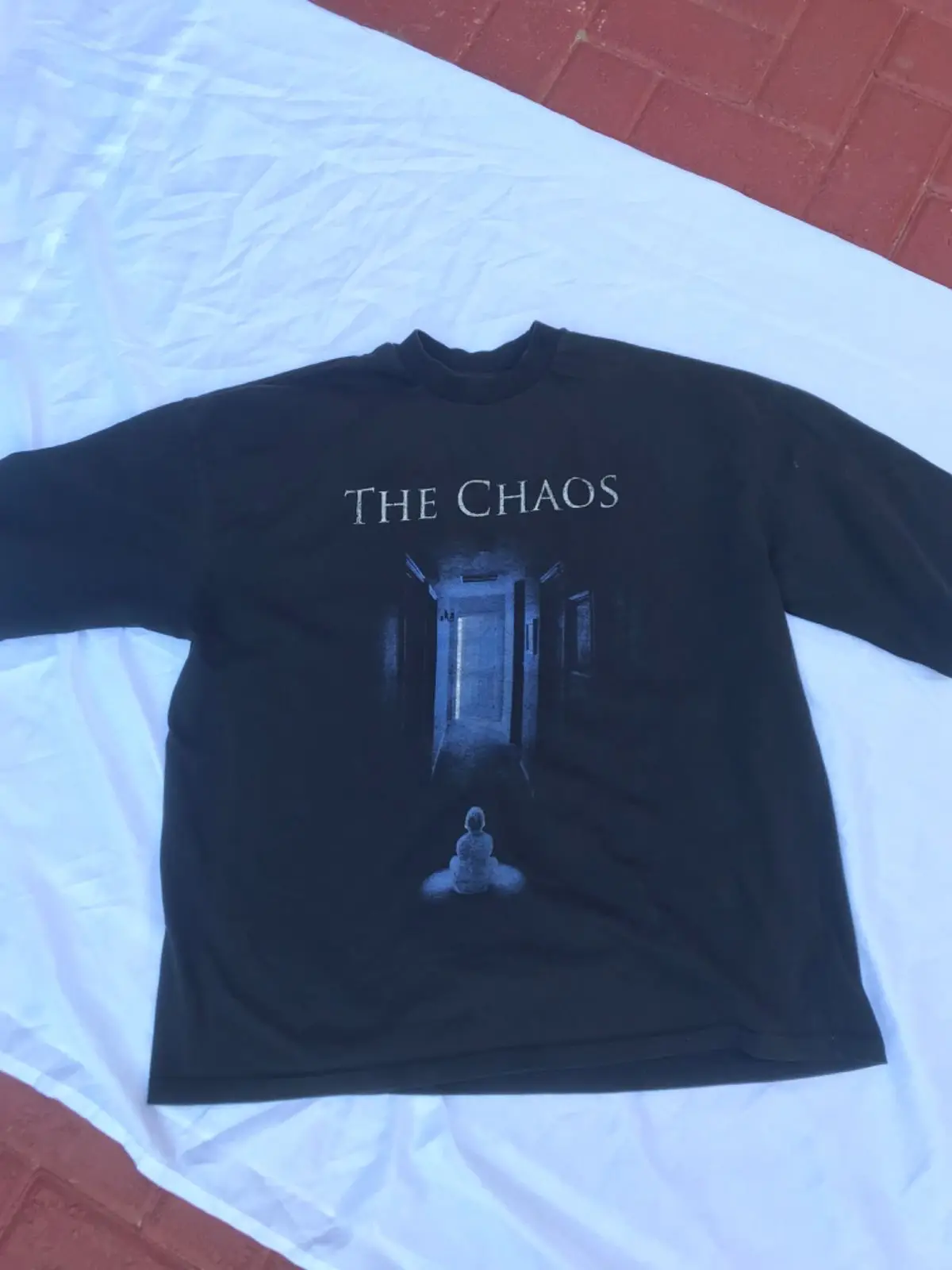 The Chaos Graphic Long Sleeve Black T-Shirt