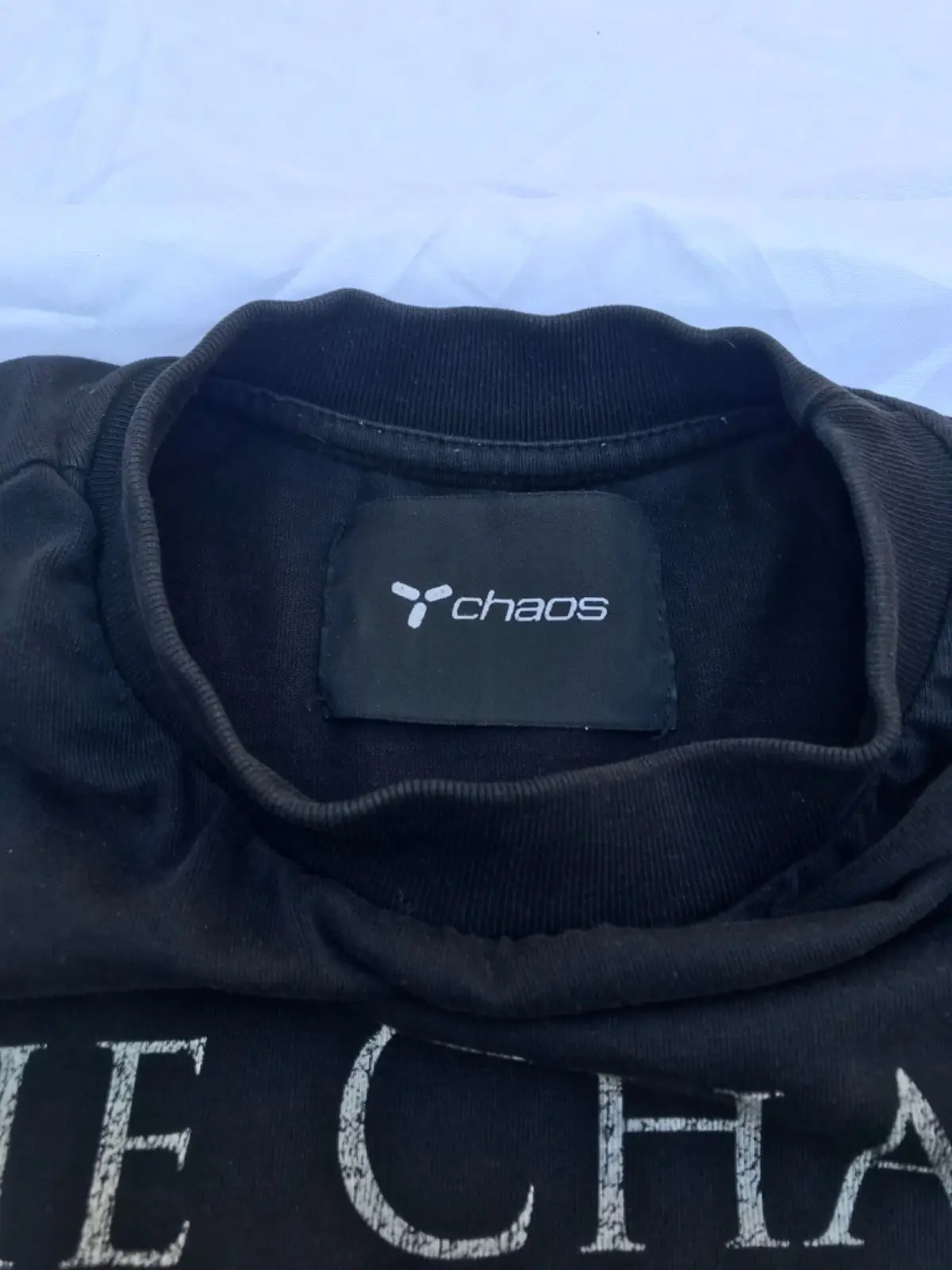 The Chaos Graphic Long Sleeve Black T-Shirt