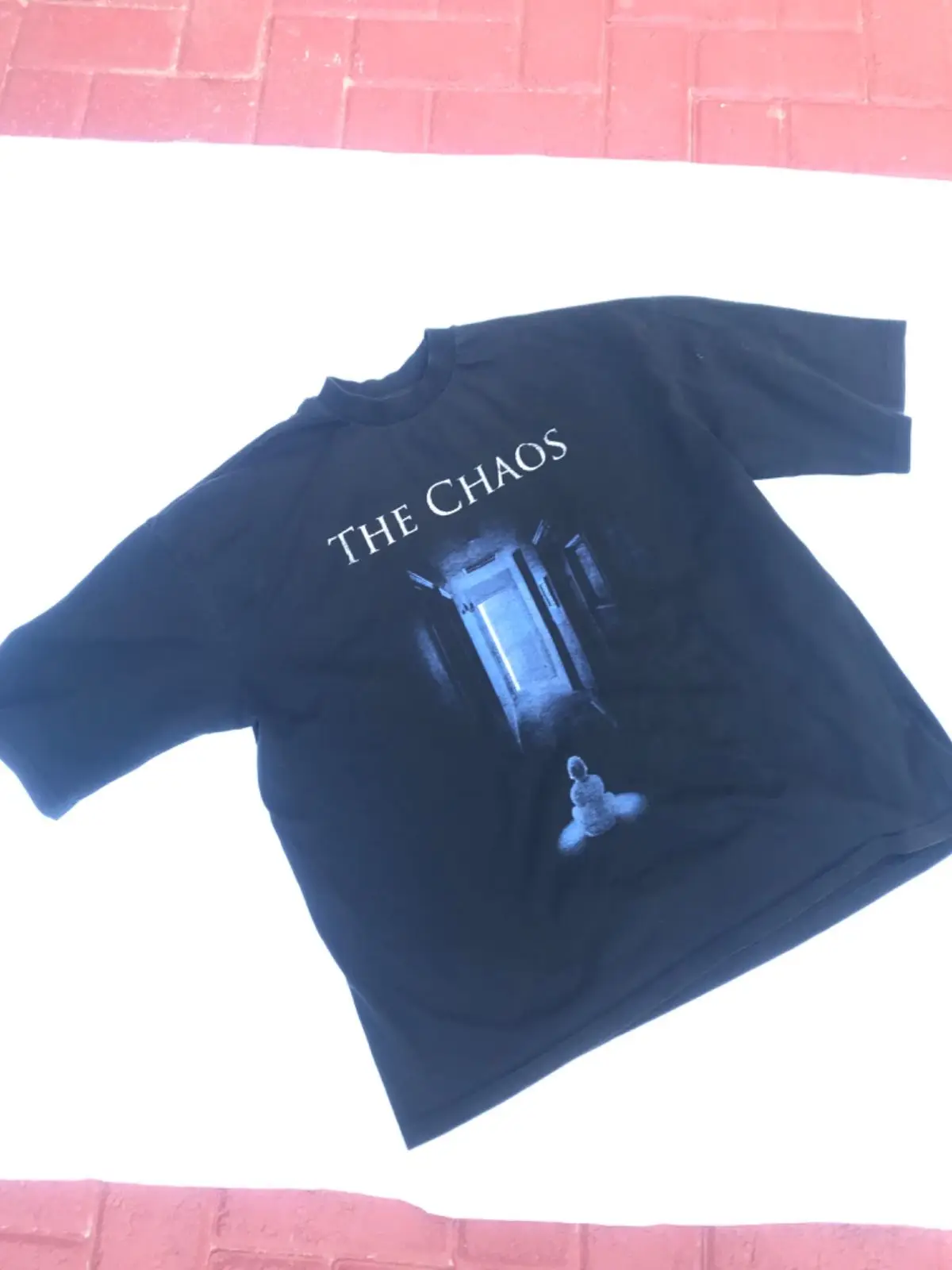 The Chaos Graphic Long Sleeve Black T-Shirt