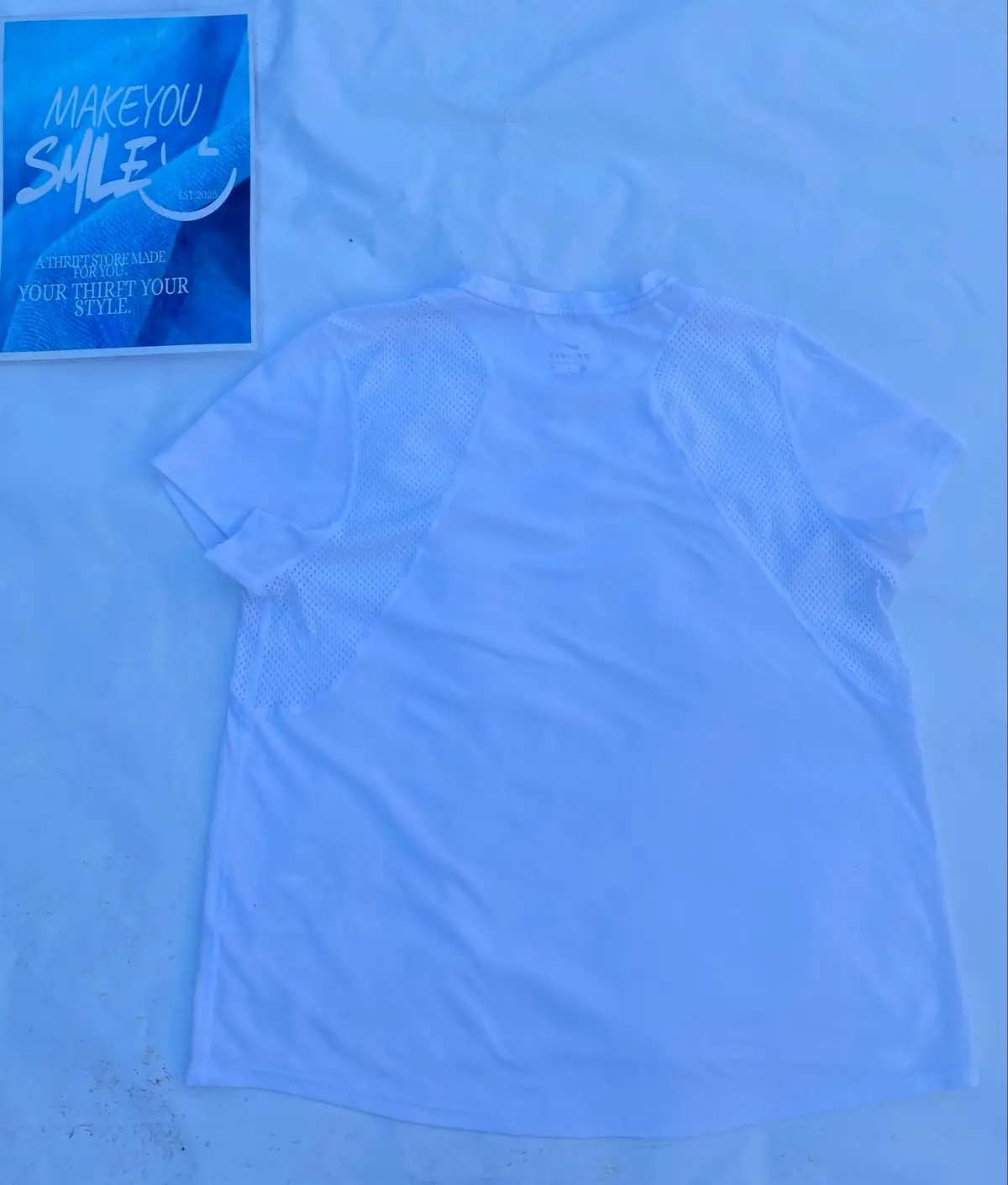 Nike Dri-FIT White Athletic T-Shirt