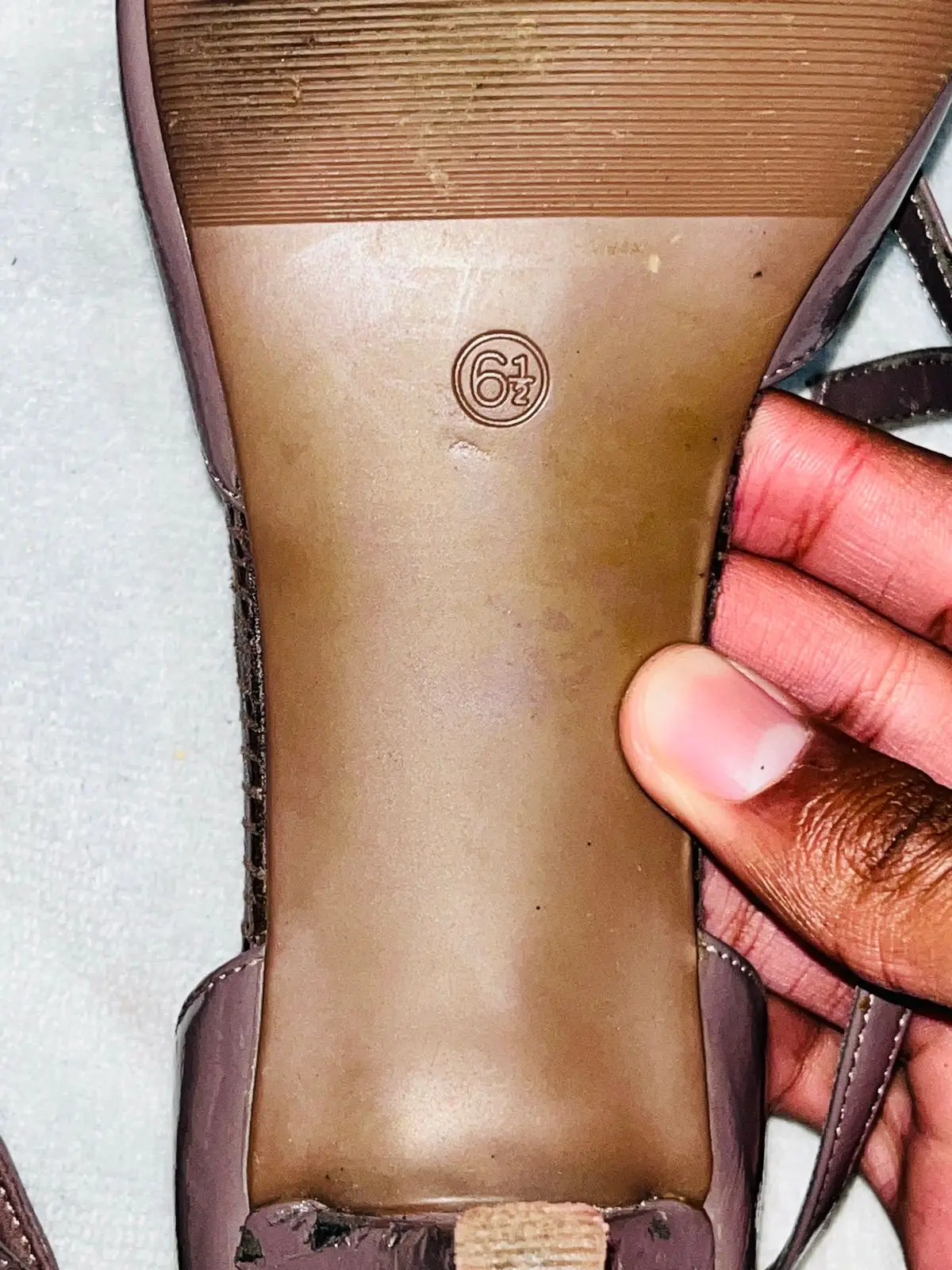 M&S Mauve Bow Detail Heels