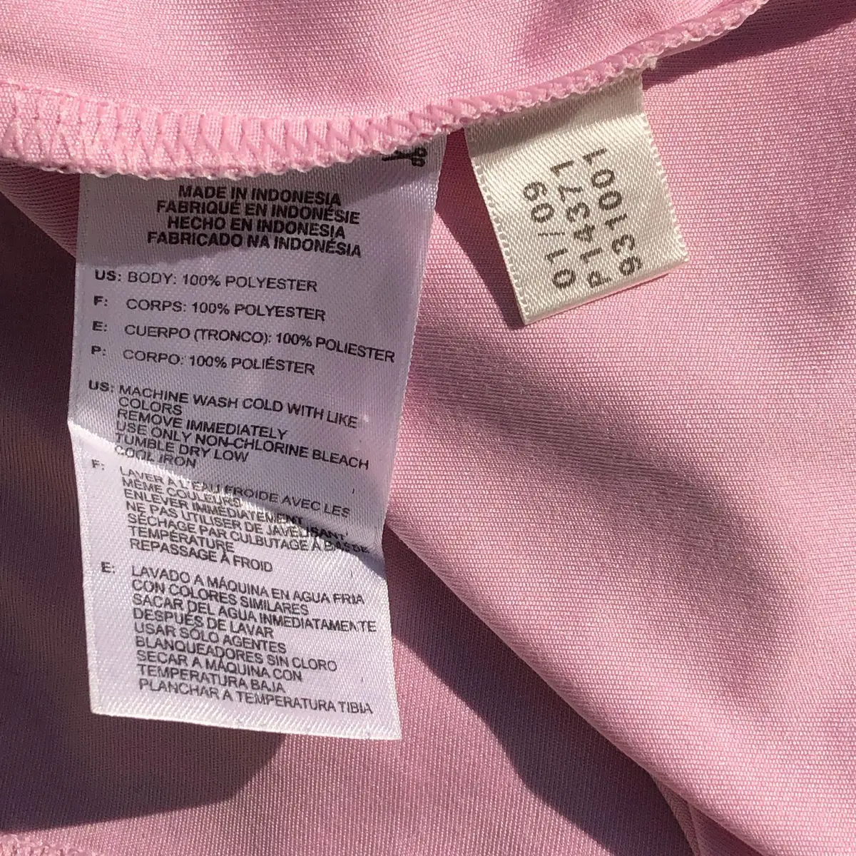 Adidas Pink V-Neck Sleeveless Top