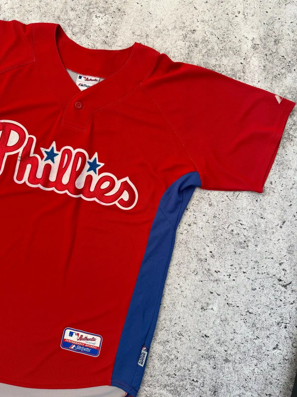 Philadelphia Phillies Majestic Cool Base Jersey Red