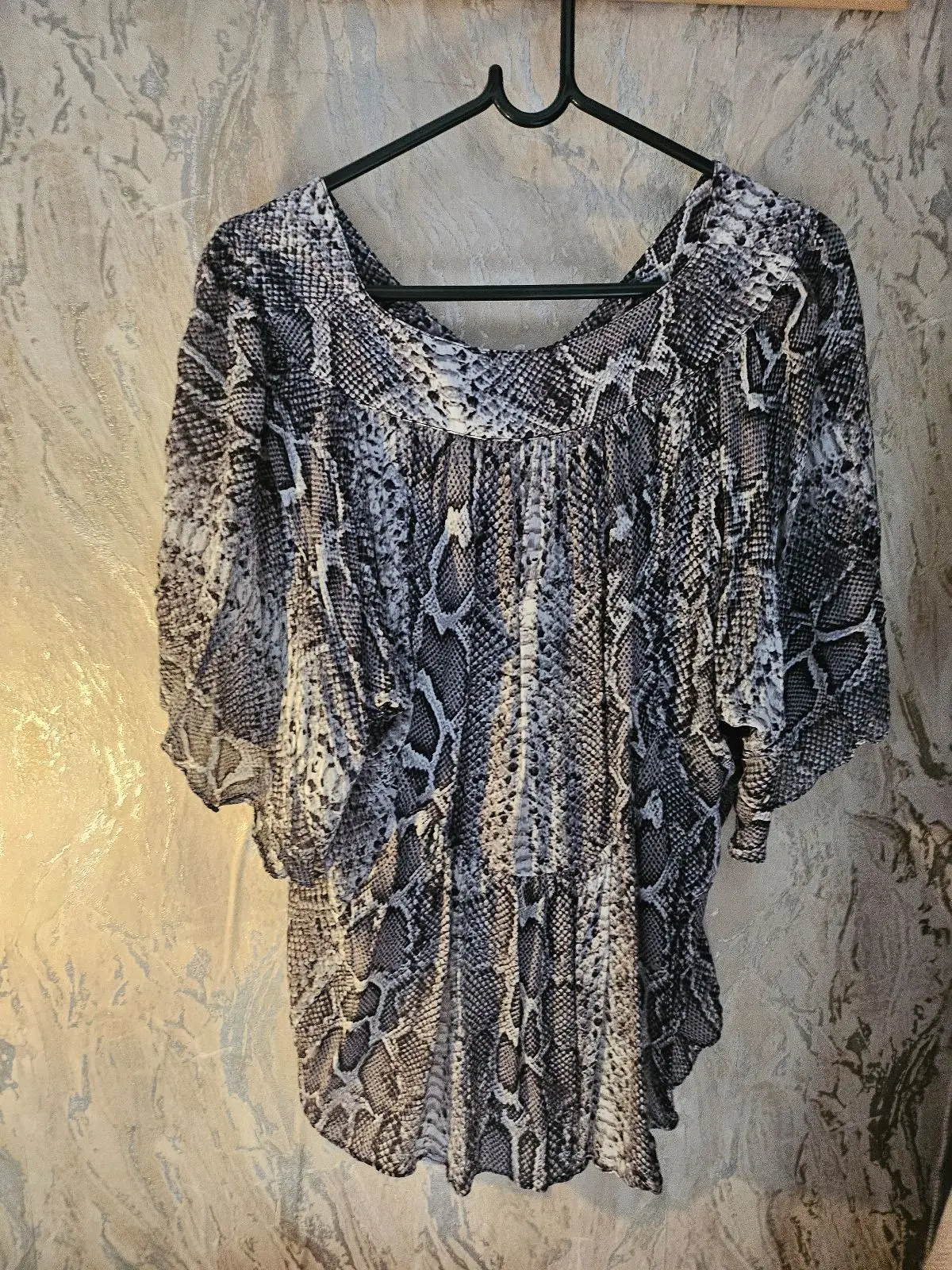 Country Road Snake Print Tunic Top